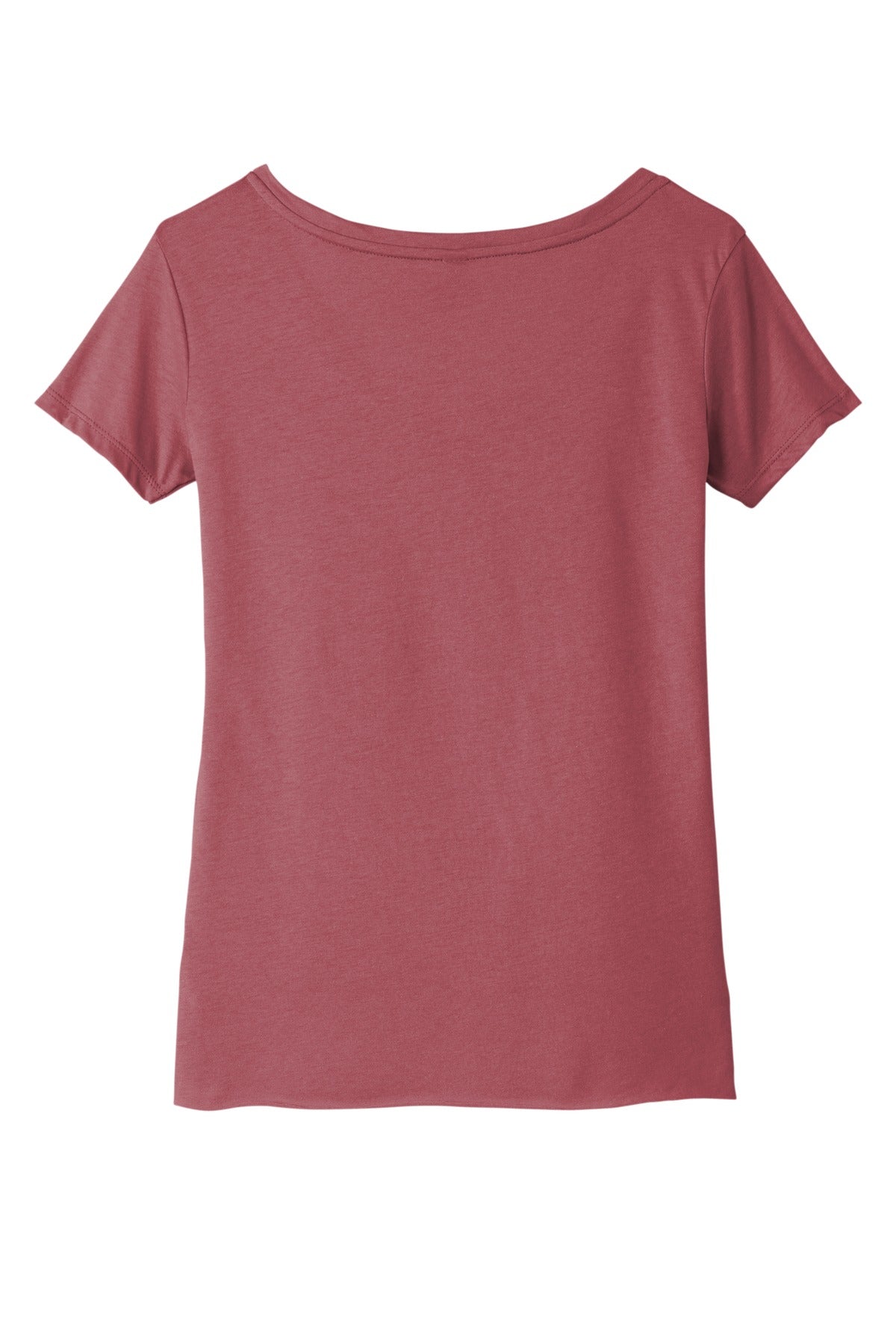 Rear View of SmkPaprika Next Level Apparel Women's Festival Scoop Neck Tee. NL5030
