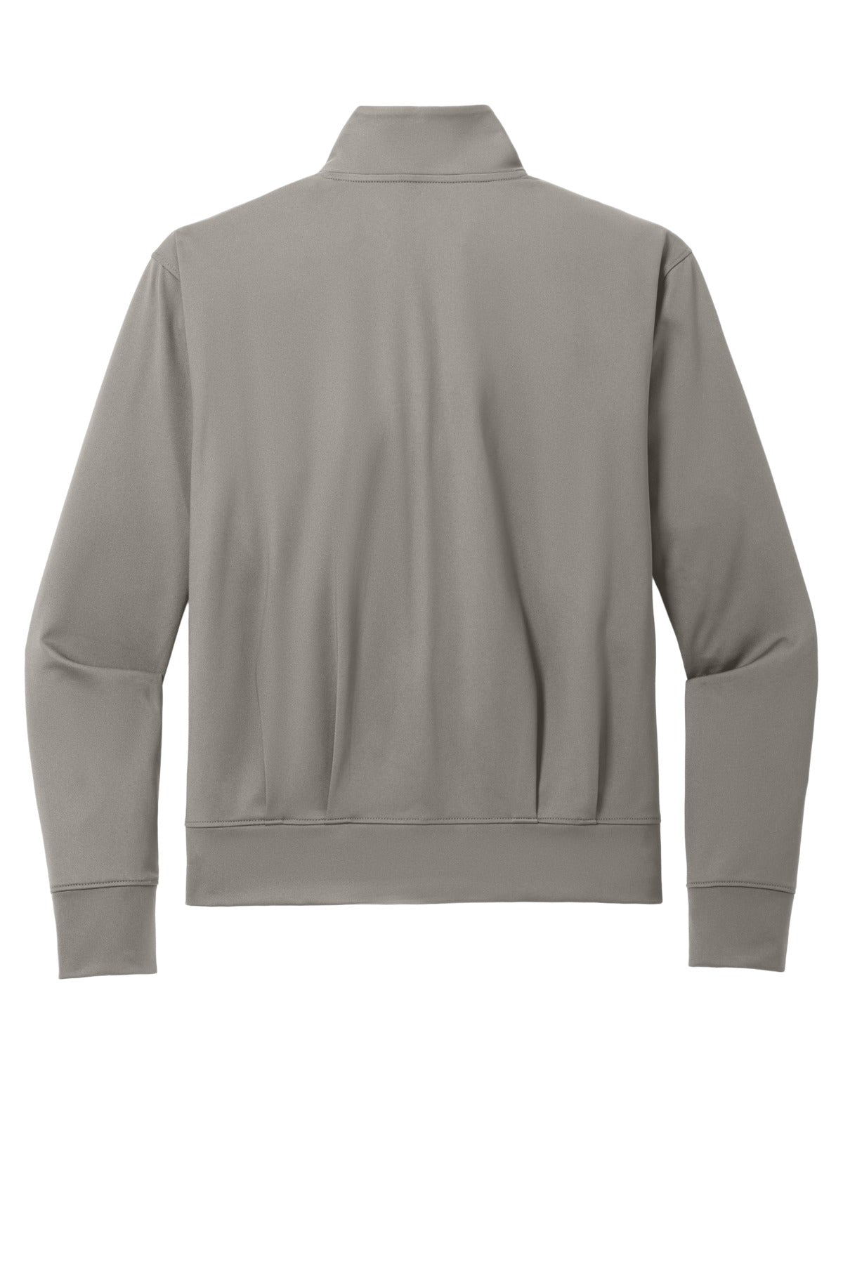 Rear View of SmokeGrey Port Authority Women's C-FREE Double Knit Full-Zip LK881