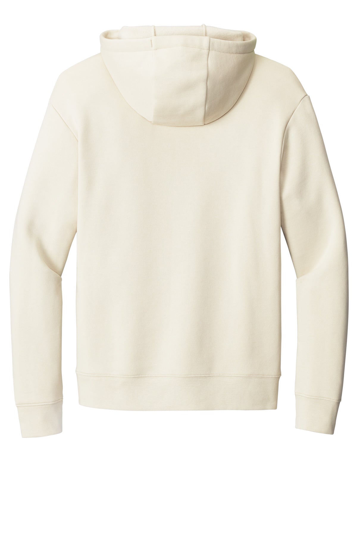Rear View of SoftBeige New Era Heritage Fleece Pullover Hoodie NEA525