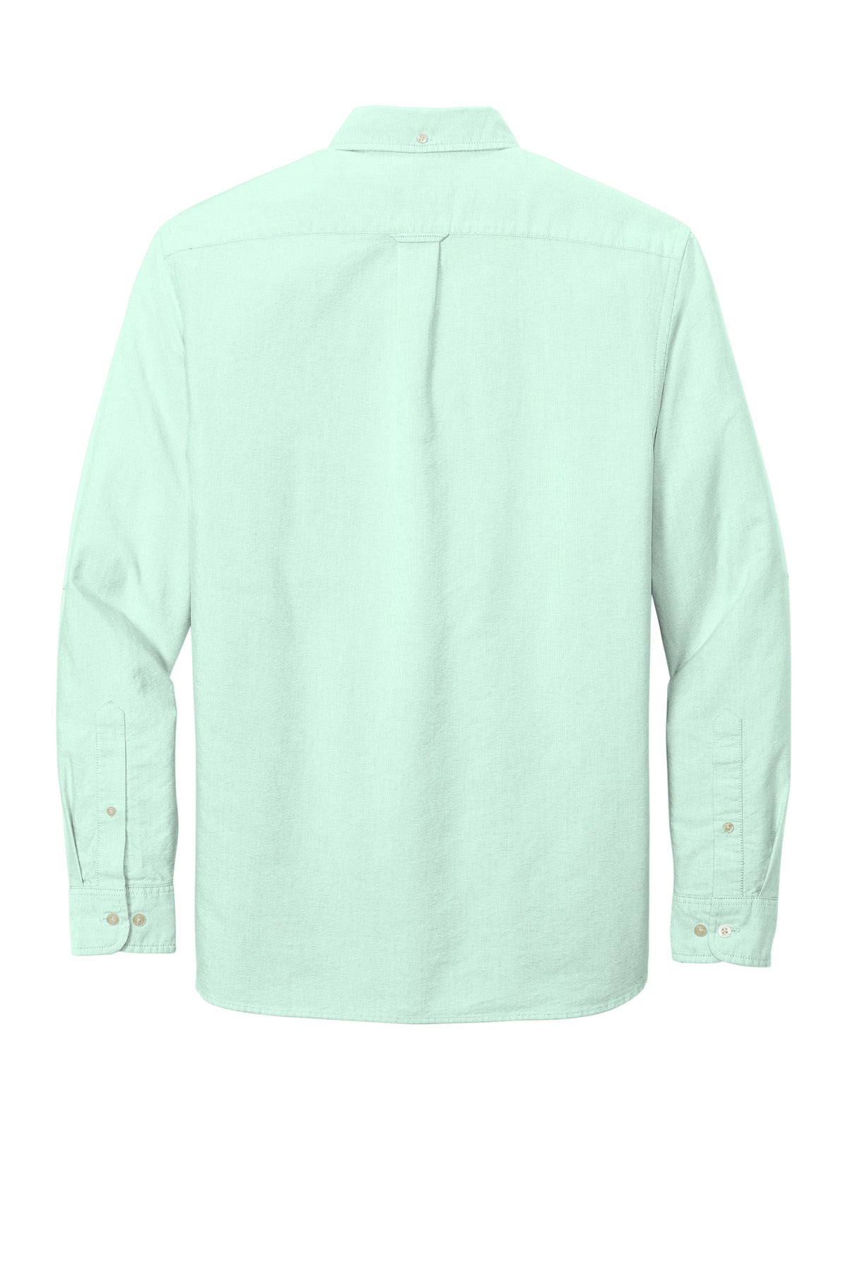 Rear View of SoftMint Brooks Brothers Casual Oxford Cloth Shirt BB18004