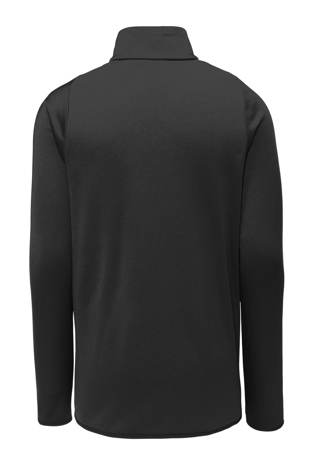 Rear View of TeamBlack Nike Therma-FIT 1/4-Zip Fleece CN9492