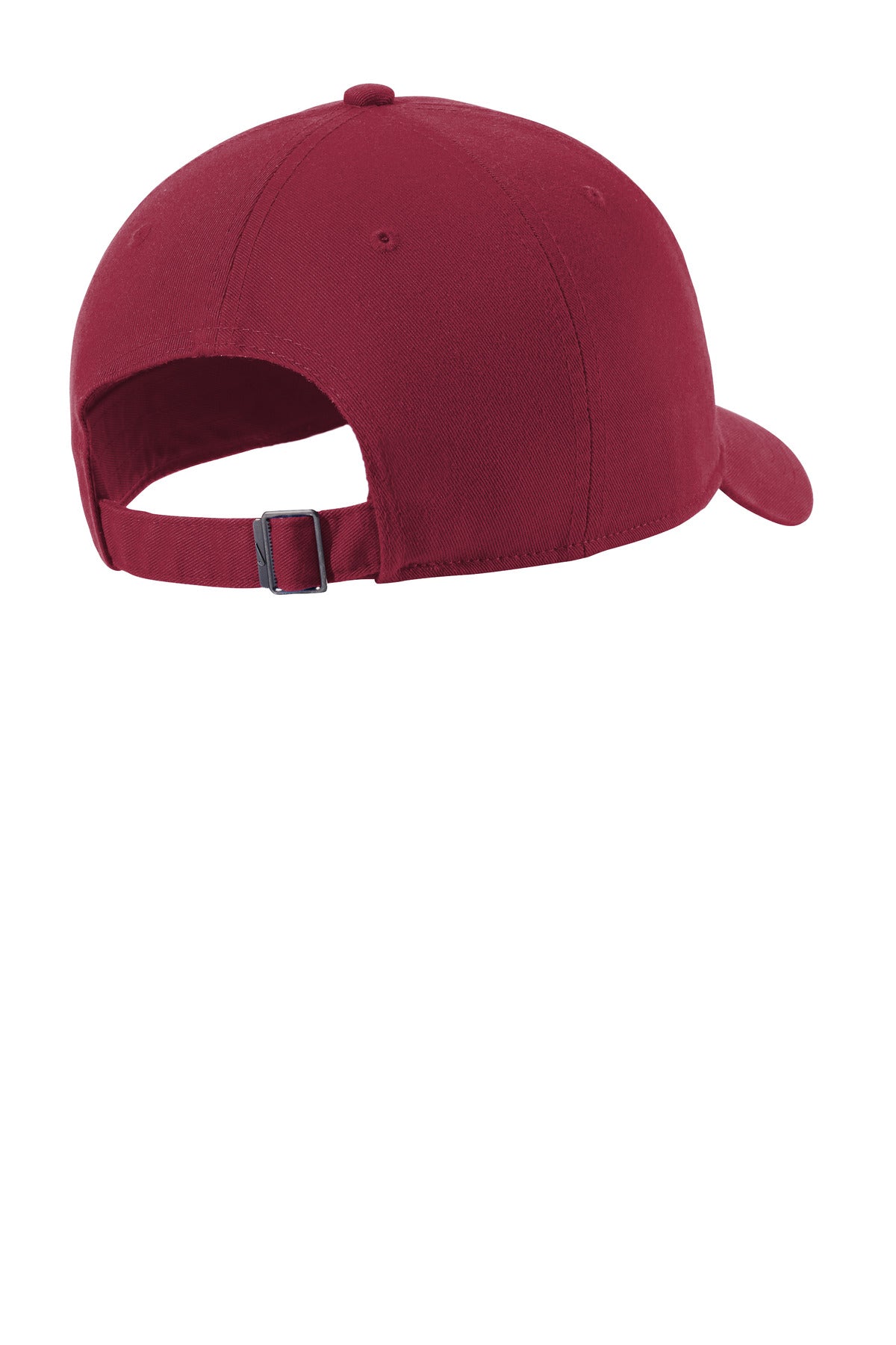 Rear View of TeamMaroon Nike Heritage Cotton Twill Cap NKFB5677