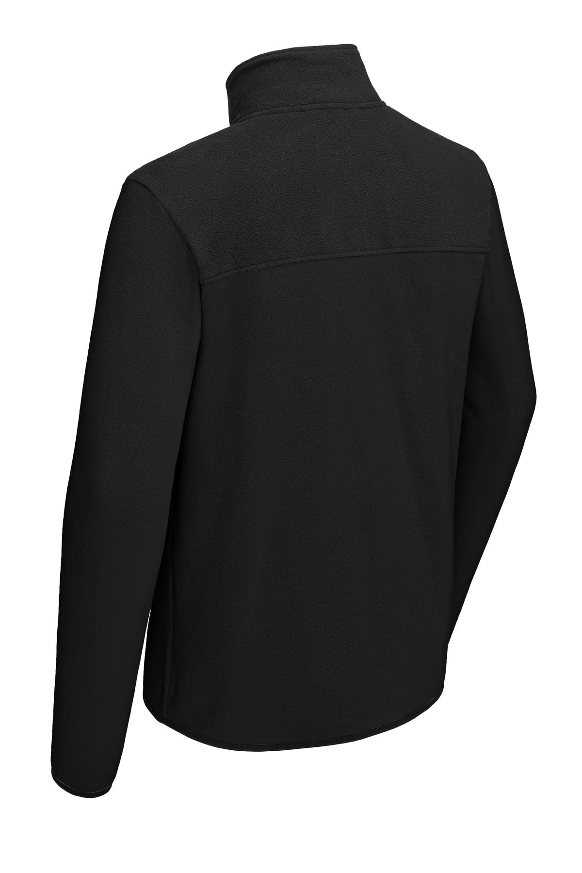 Rear View of TNFBlack The North Face Glacier Full-Zip Fleece Jacket NF0A7V4J