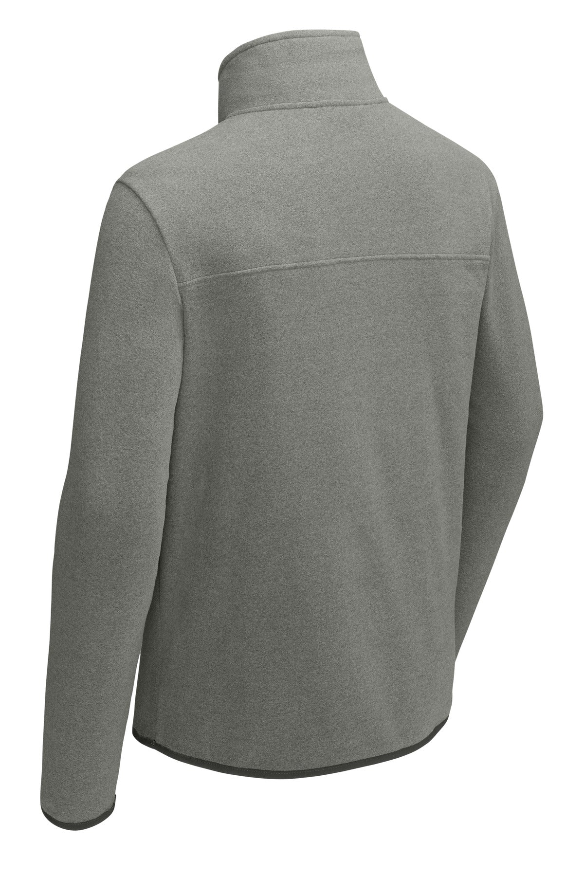 Rear View of TNFMdGyHt The North Face Glacier 1/4-Zip Fleece NF0A7V4L