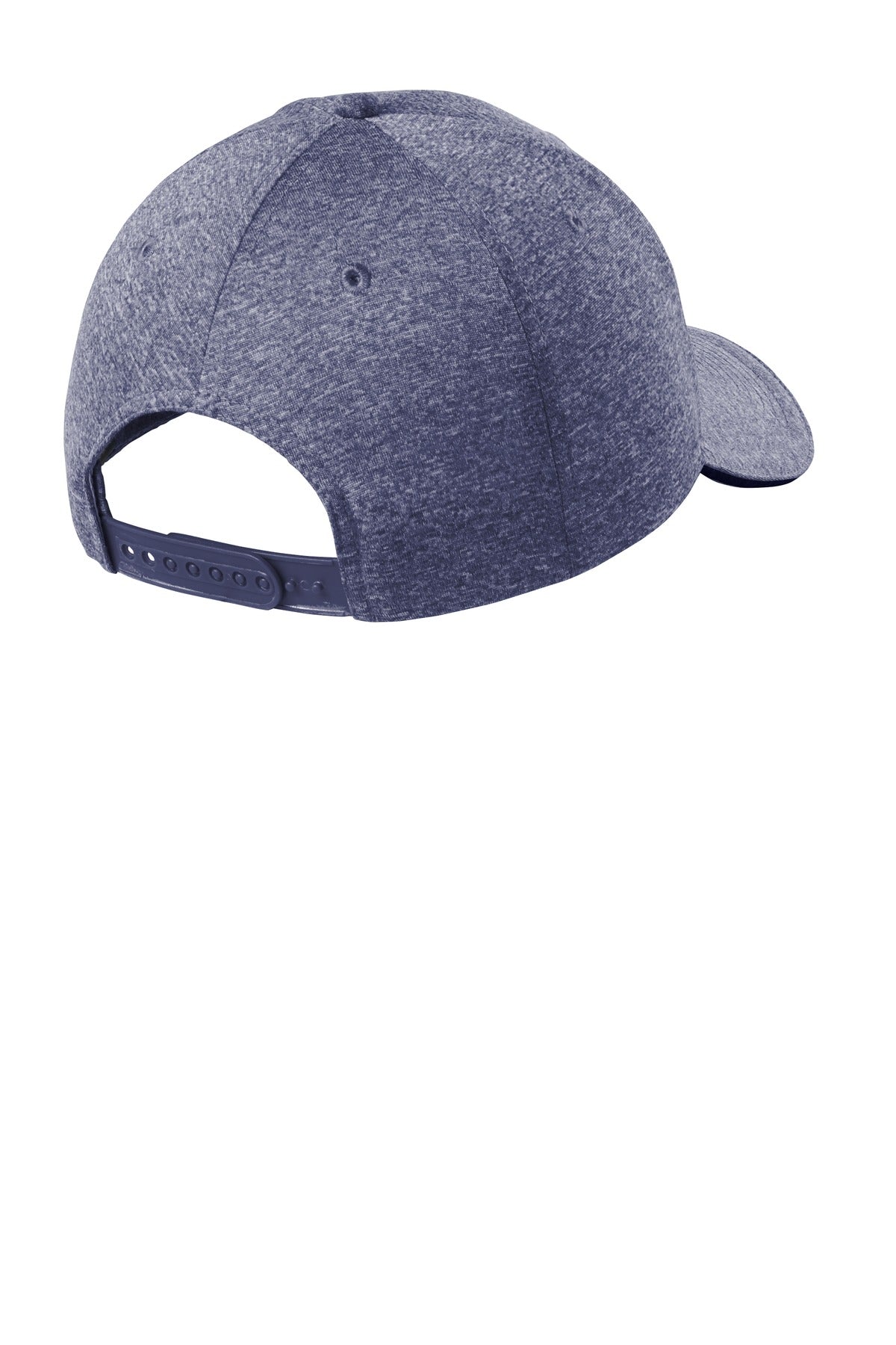 Rear View of Tr Nvy He/T Ny Sport-Tek Contender Snapback Cap. STC44