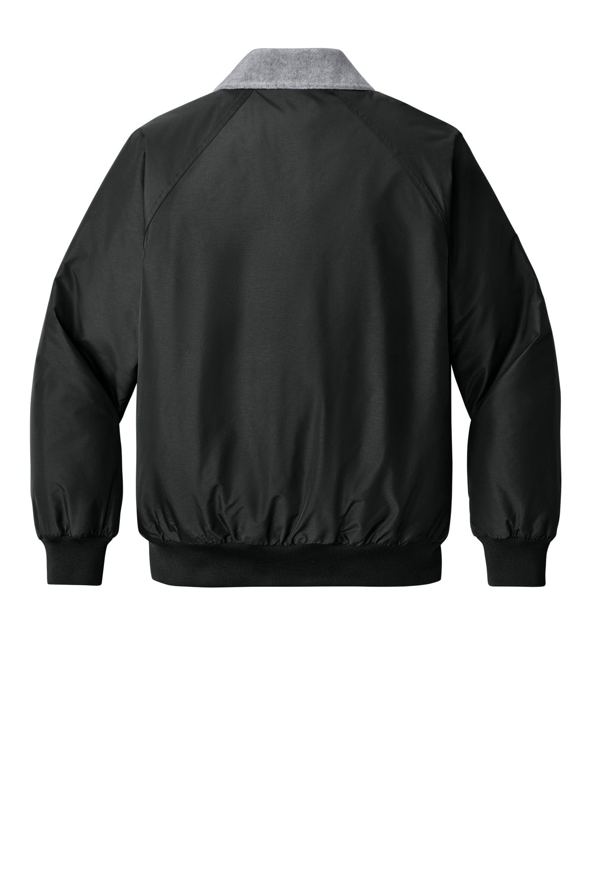 Rear View of Tr.Black/Gray Port Authority Challenger Jacket. J754