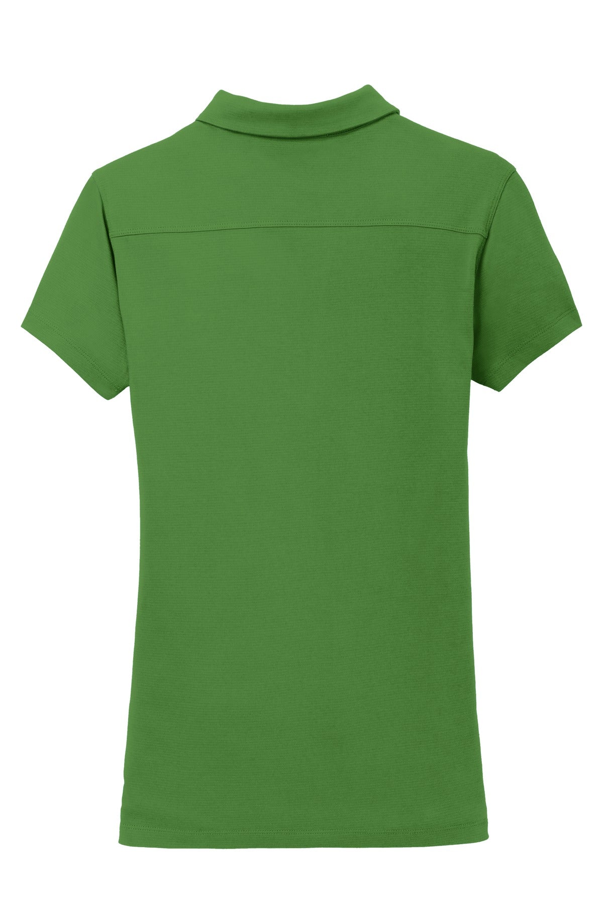 Rear View of Treetop Green Port Authority Women's Rapid Dry Mesh Polo. L573