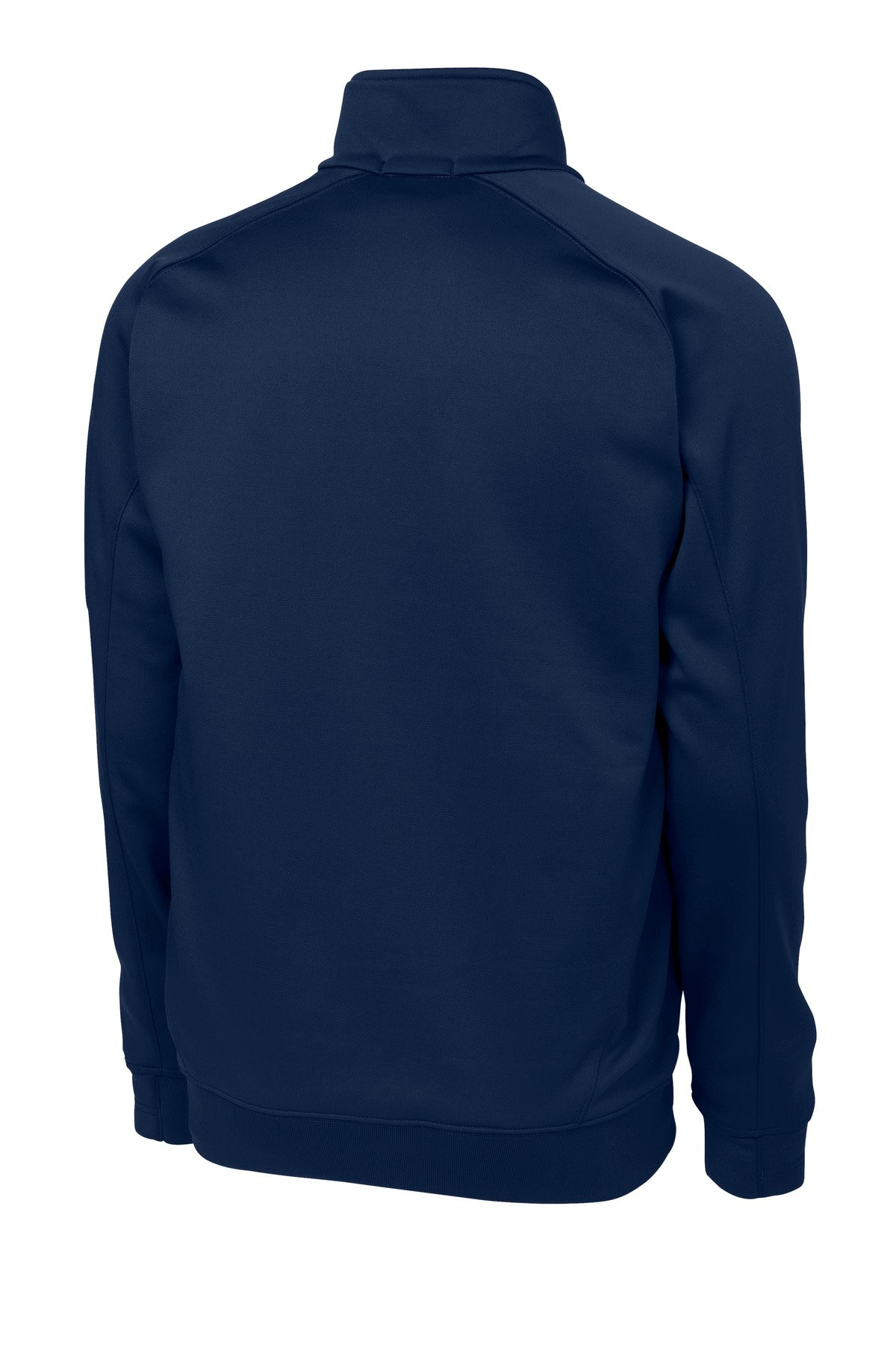 Rear View of True Navy Sport-Tek Tech Fleece 1/4-Zip Pullover. F247