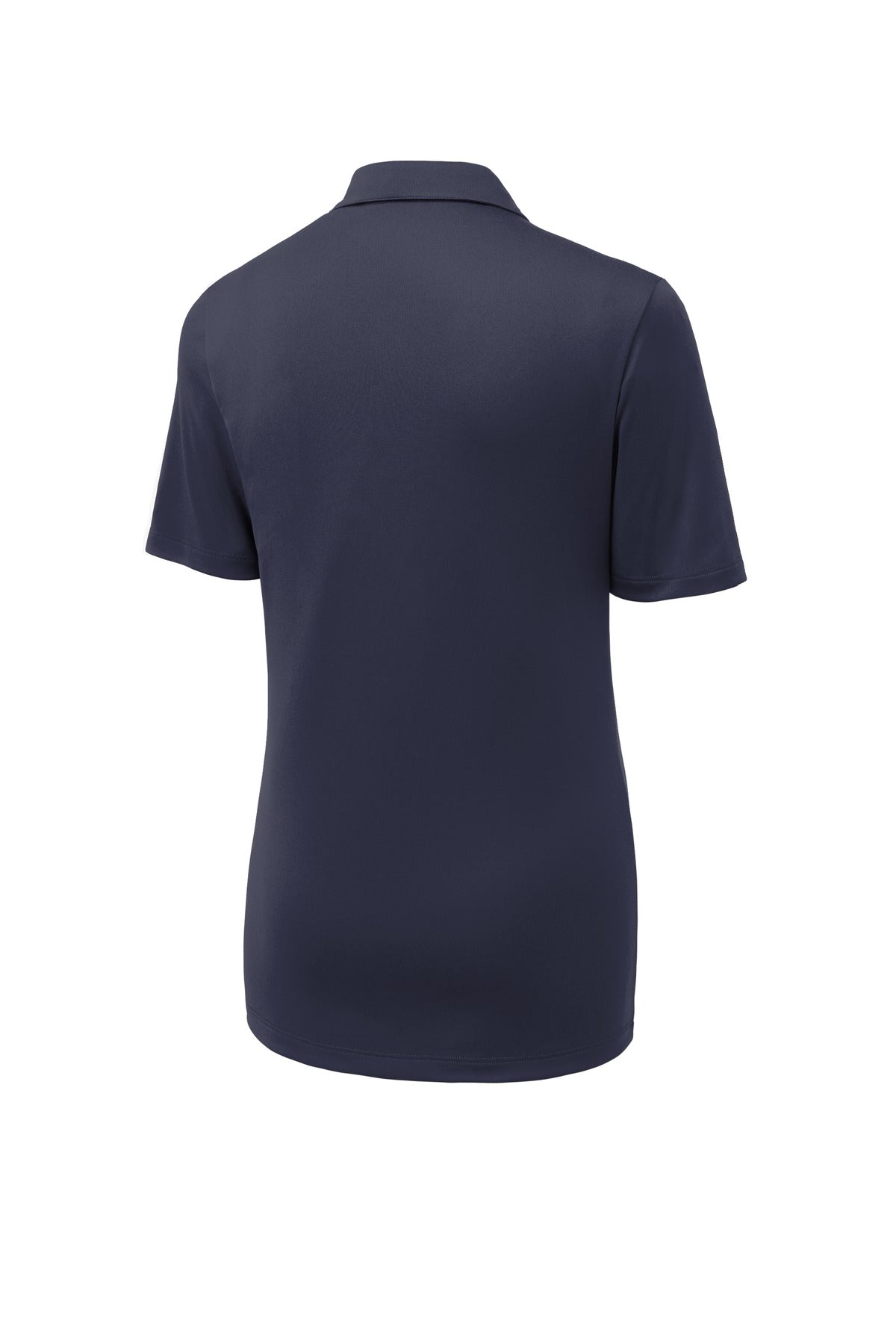 Rear View of True Navy Sport-Tek Women's Posi-UV Pro Polo. LST520