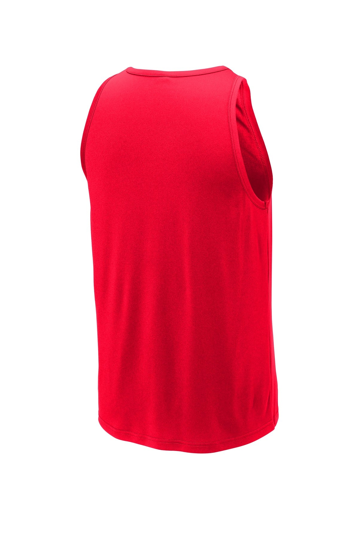Rear View of True Red Sport-Tek PosiCharge Competitor Tank. ST356
