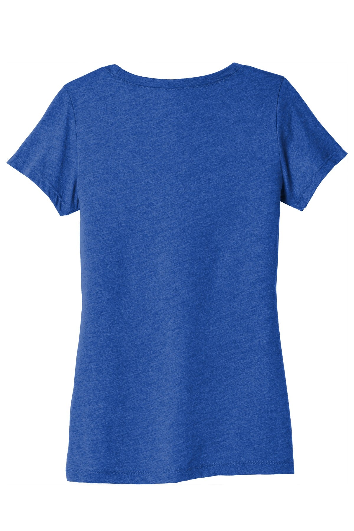 Rear View of True Royl TB BELLA+CANVAS Women's Triblend Short Sleeve Tee. BC8413