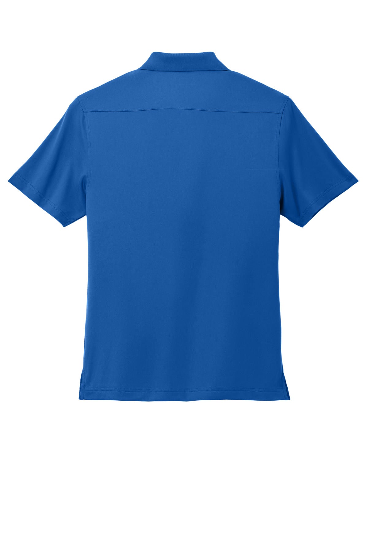 Rear View of TrueBlue Port Authority City Stretch Flat Knit Polo K683