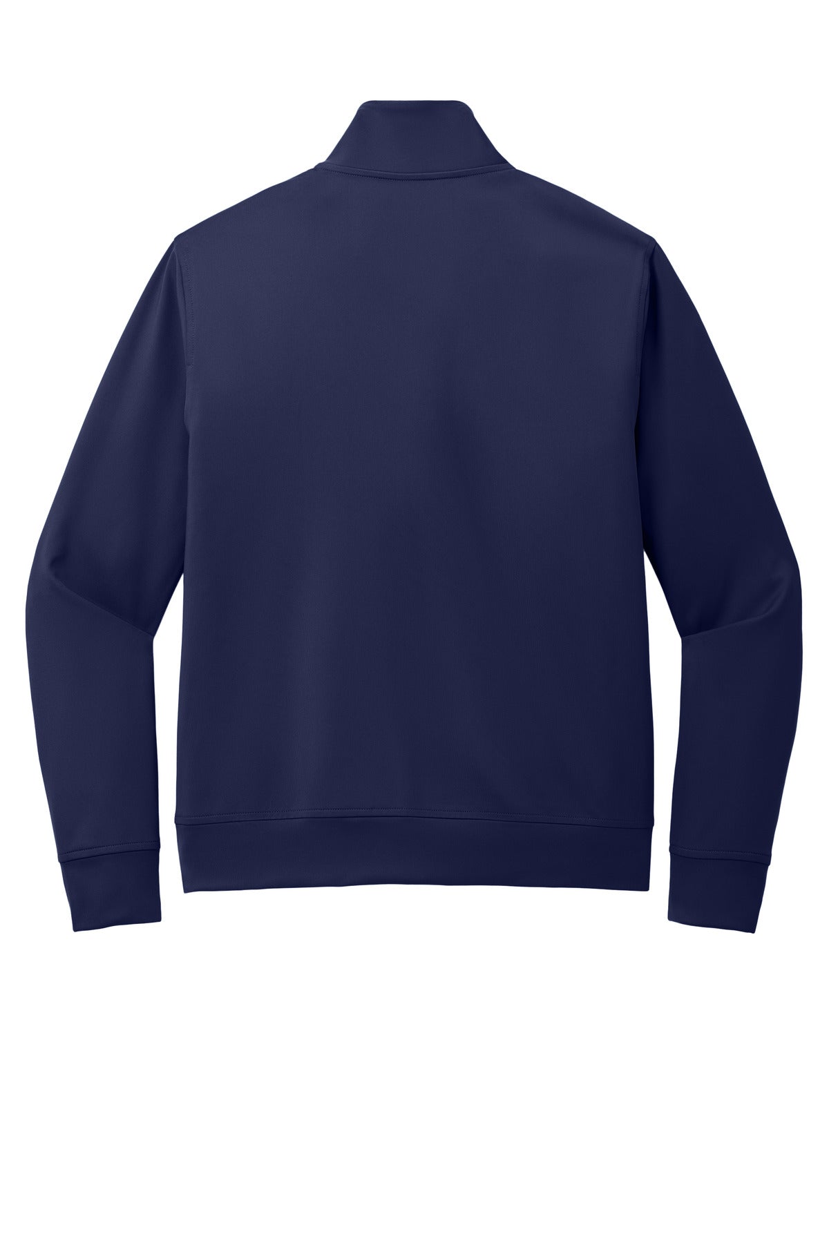Rear View of TrueNavy Port Authority C-FREE Double Knit Full-Zip K881