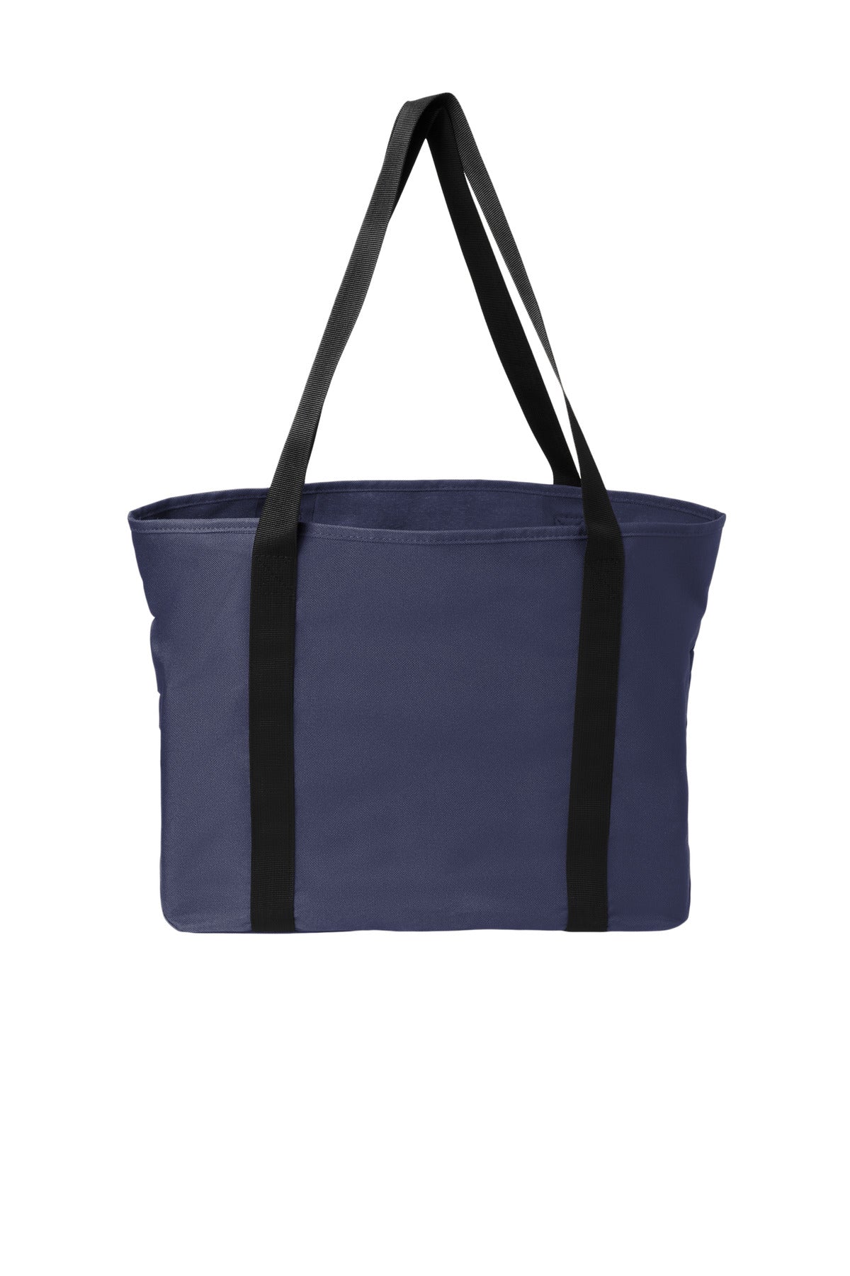 Rear View of TrueNavy Port Authority C-FREE Recycled Tote BG470