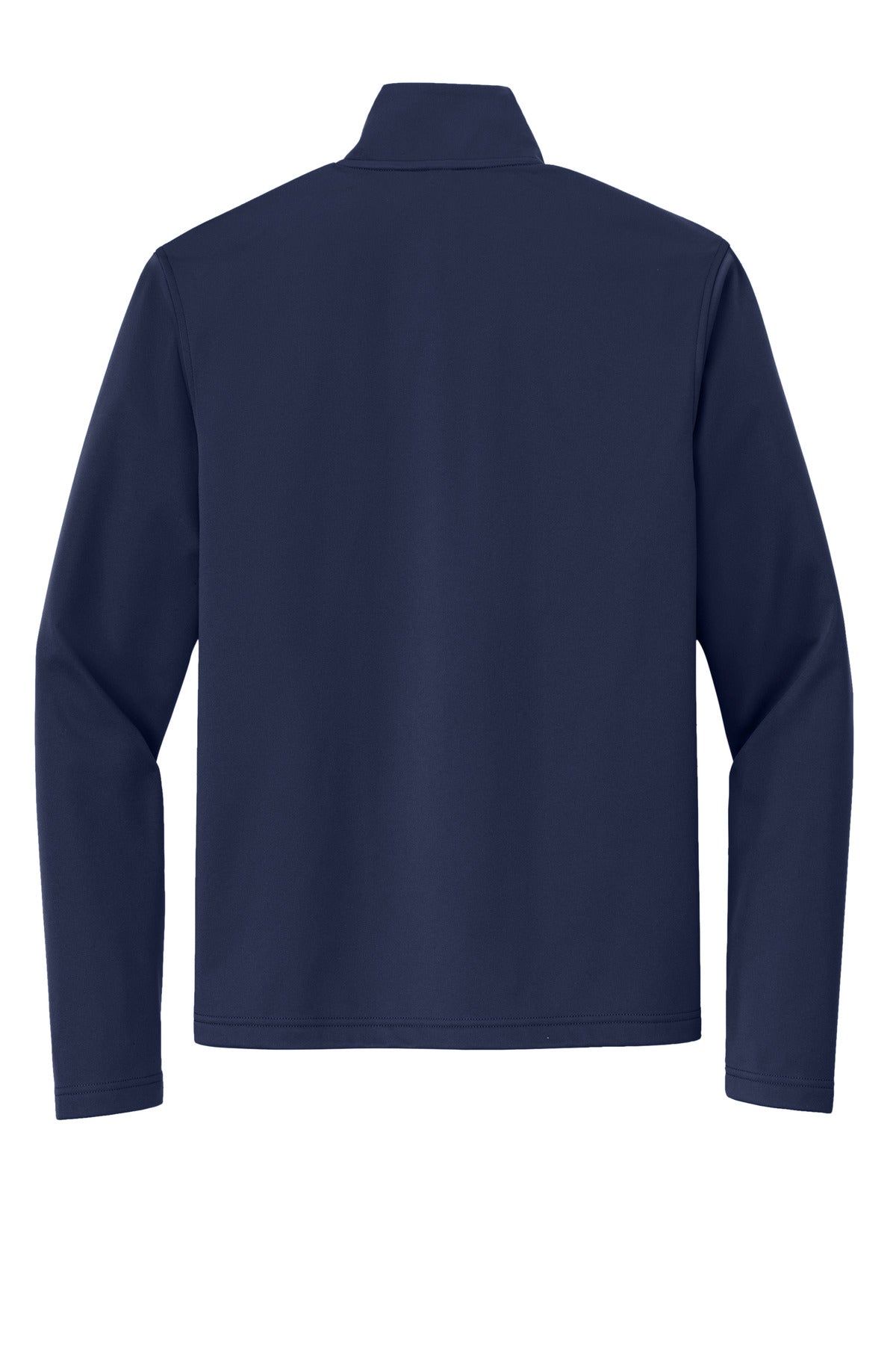 Rear View of TrueNavy Port Authority Flexshell Jacket J617