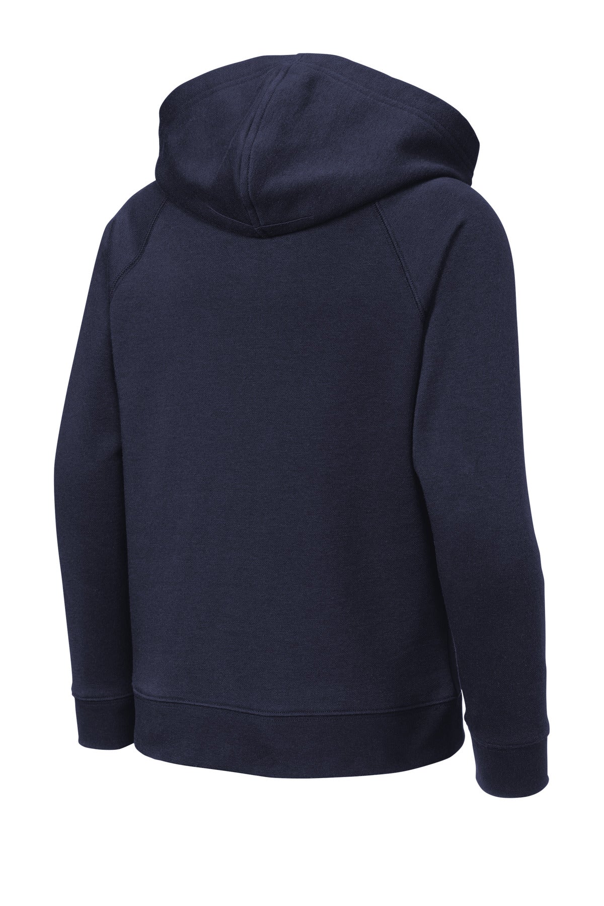 Rear View of TrueNavy Sport-Tek Youth Drive Fleece Pullover Hoodie YSTF200