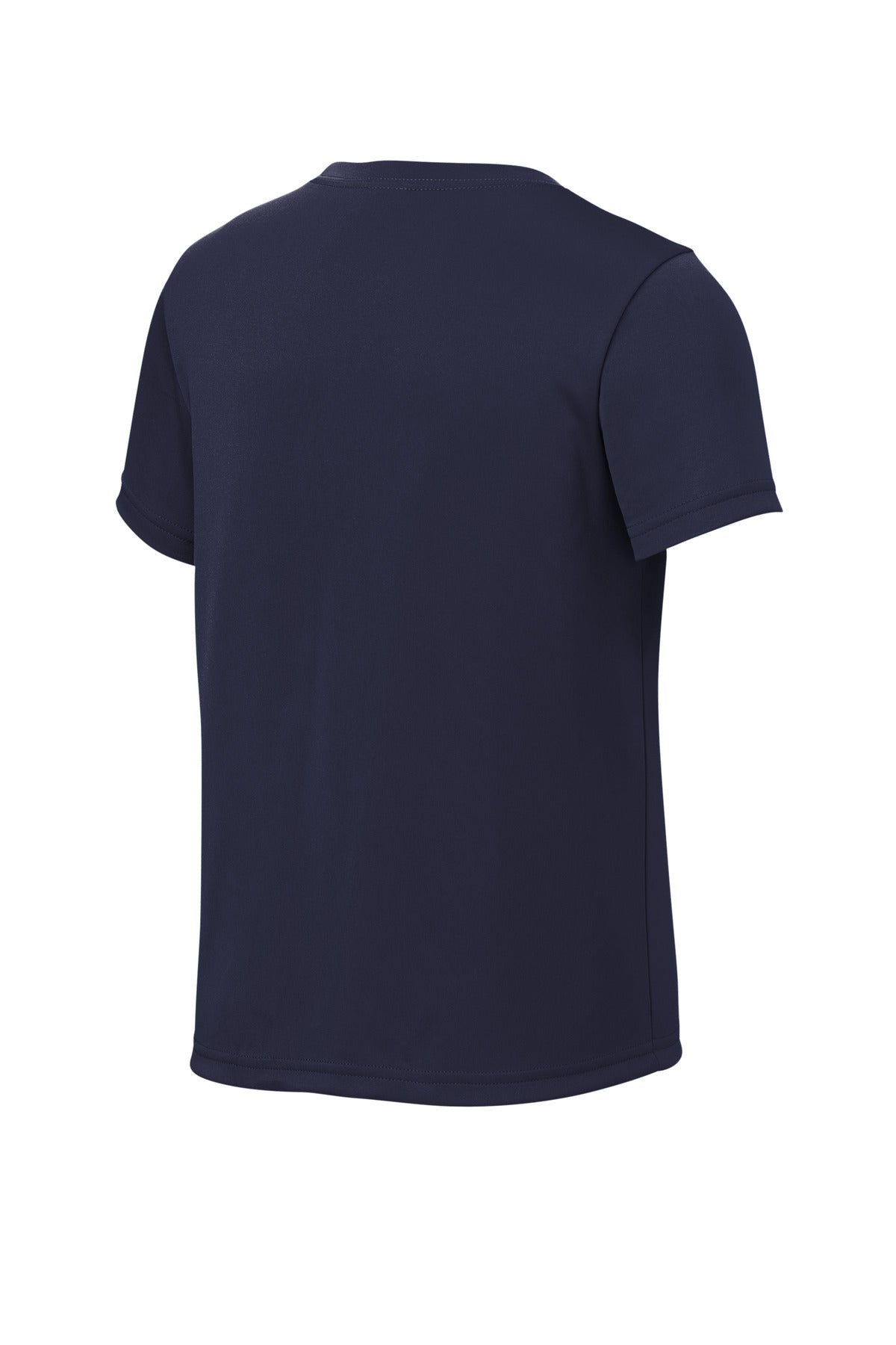 Rear View of TrueNavy Sport-Tek Youth PosiCharge Re-Compete Tee YST720