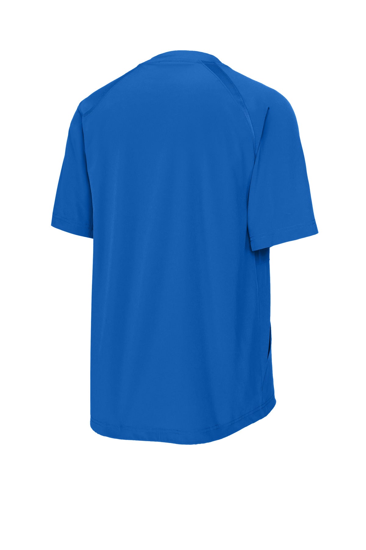 Rear View of TrueRoyal Sport-Tek Repeat 1/2-Zip Short Sleeve Jacket JST489