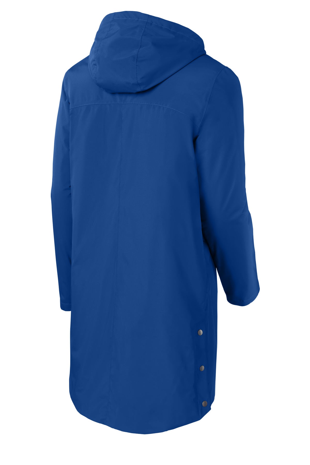 Rear View of TrueRoyal Sport-Tek Waterproof Insulated Sideline Parka JST55
