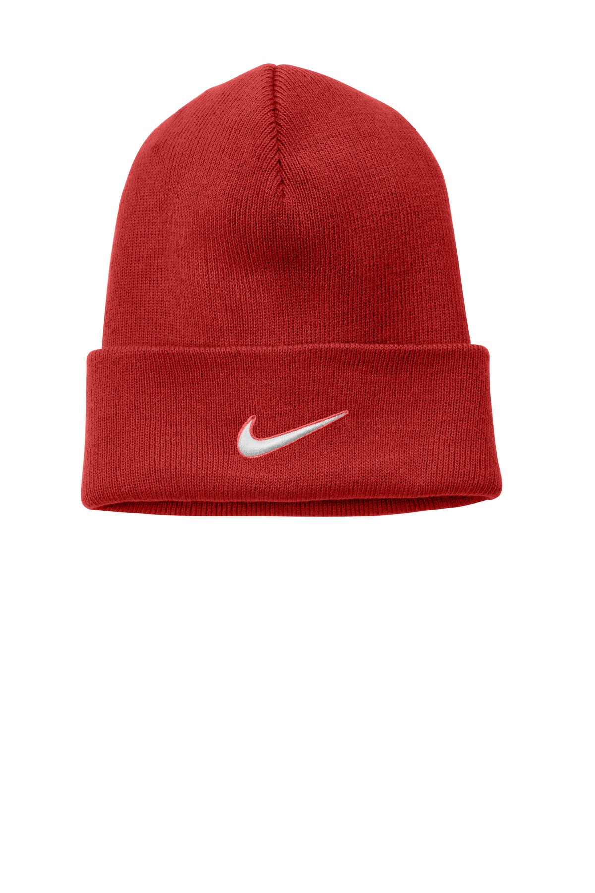 Rear View of UniRed Nike Team Cuffed Beanie NKFB6539