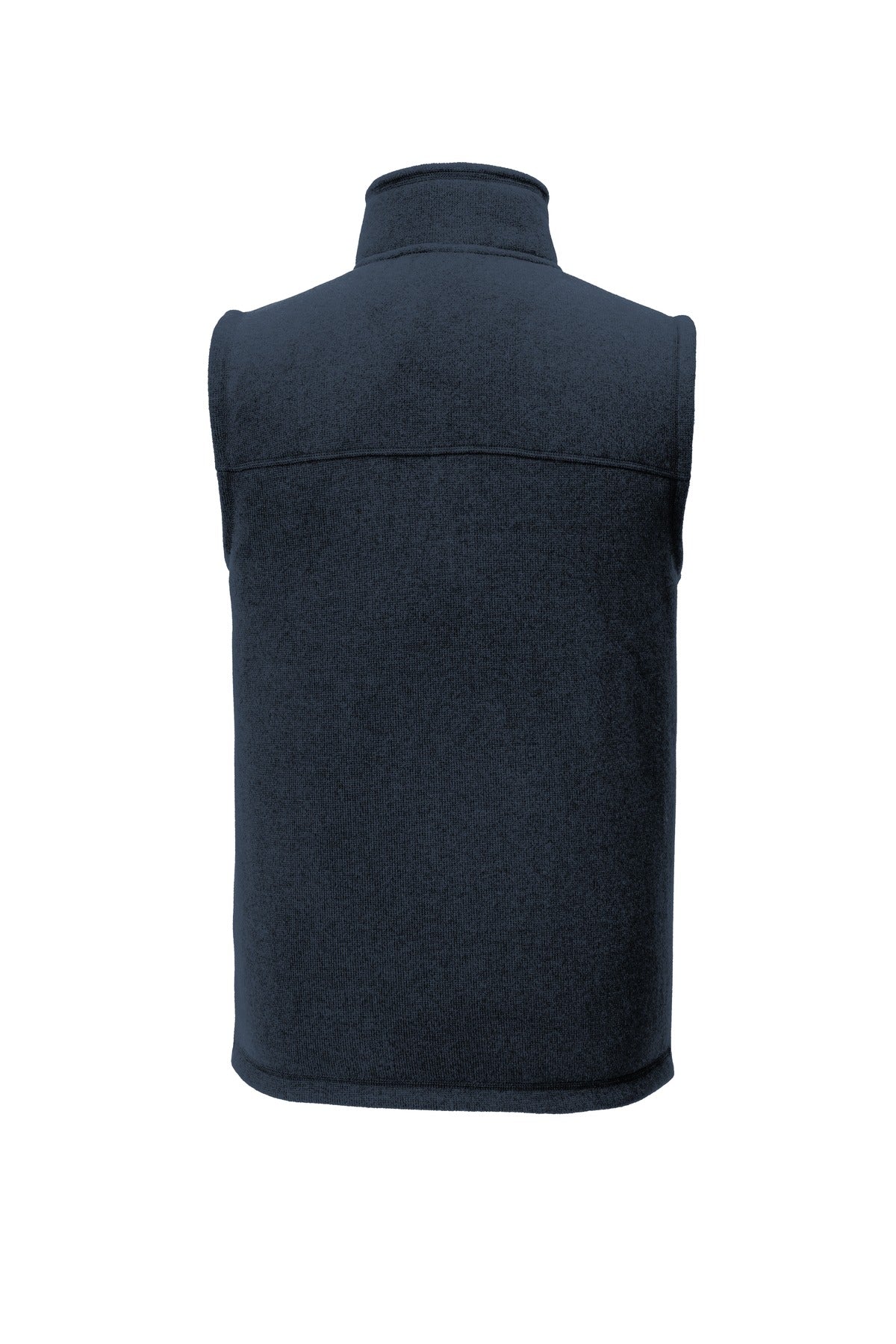 Rear View of Urban Navy Hth The North Face Sweater Fleece Vest NF0A47FA