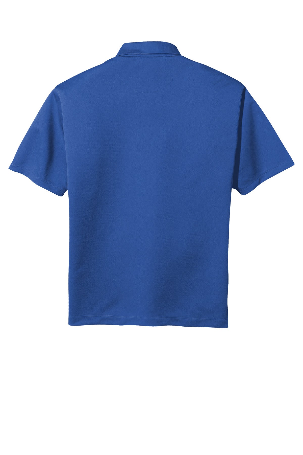 Rear View of Varsity Royal Nike Tech Basic Dri-FIT Polo. 203690