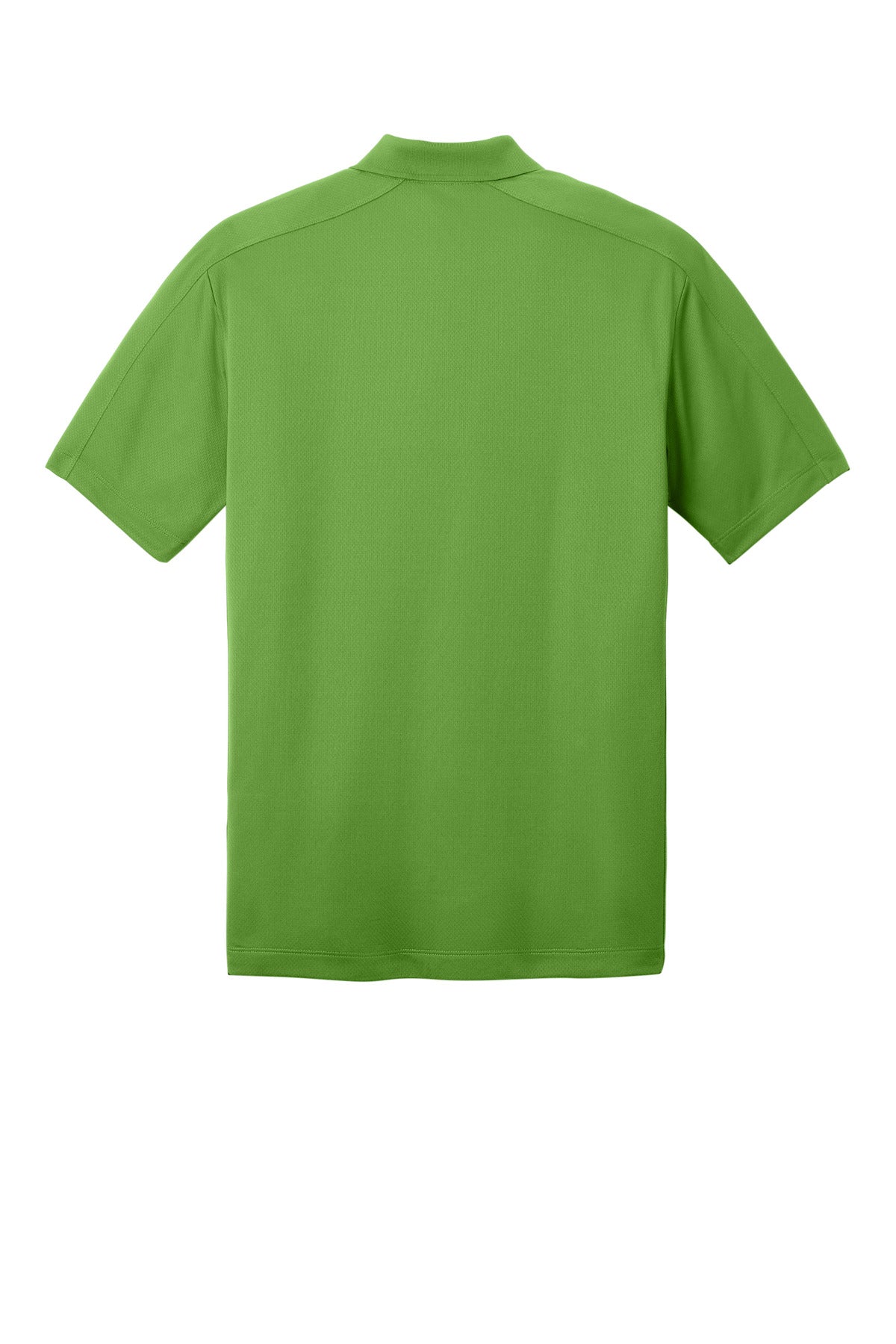 Rear View of Vine Green Port Authority Diamond Jacquard Polo. K569