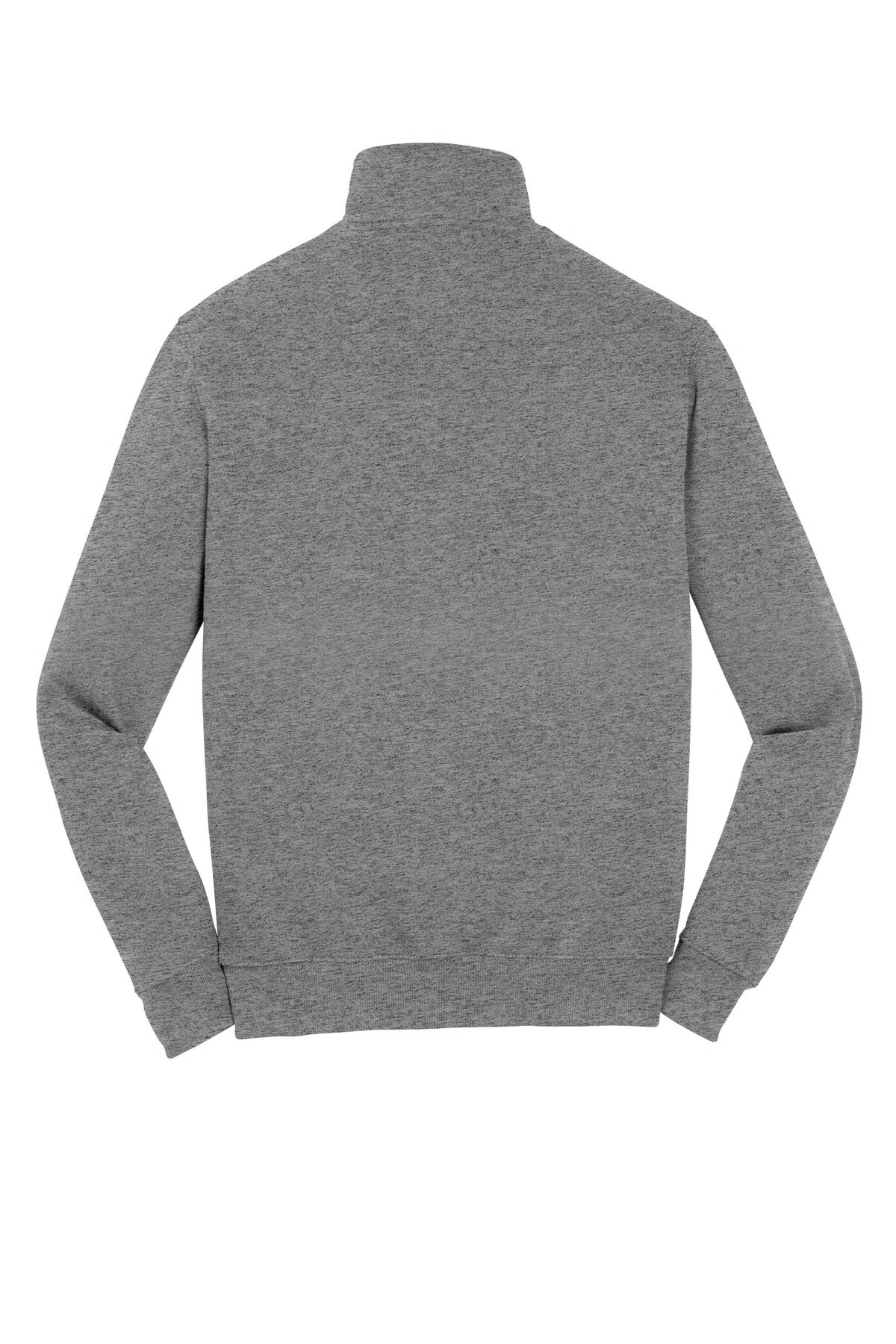 Rear View of Vintage Hthr Sport-Tek Tall 1/4-Zip Sweatshirt. TST253