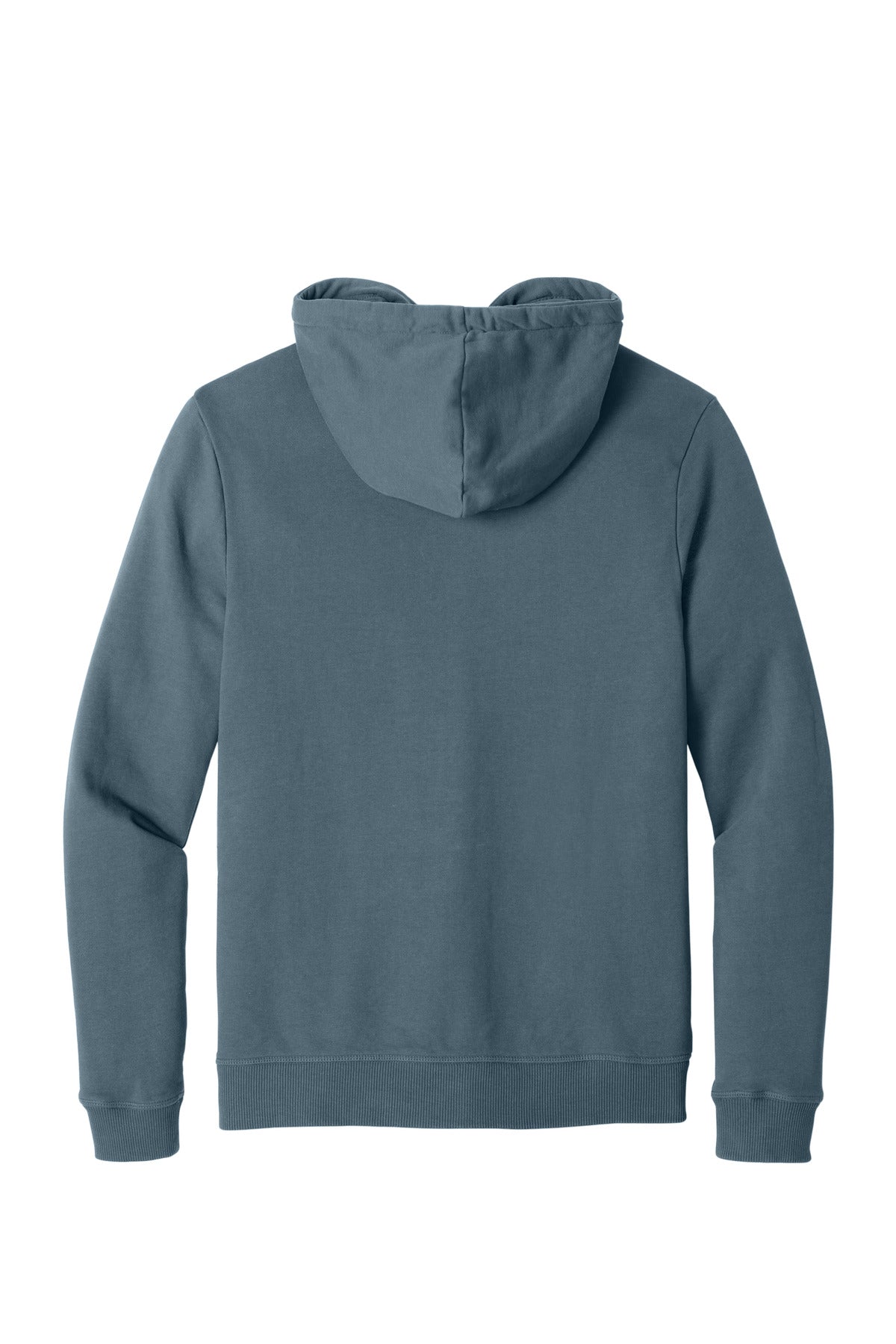 Rear View of VtgBlue LIMITED EDITION tentree Organic Cotton Fleece Full-Zip Hoodie TTCM4367