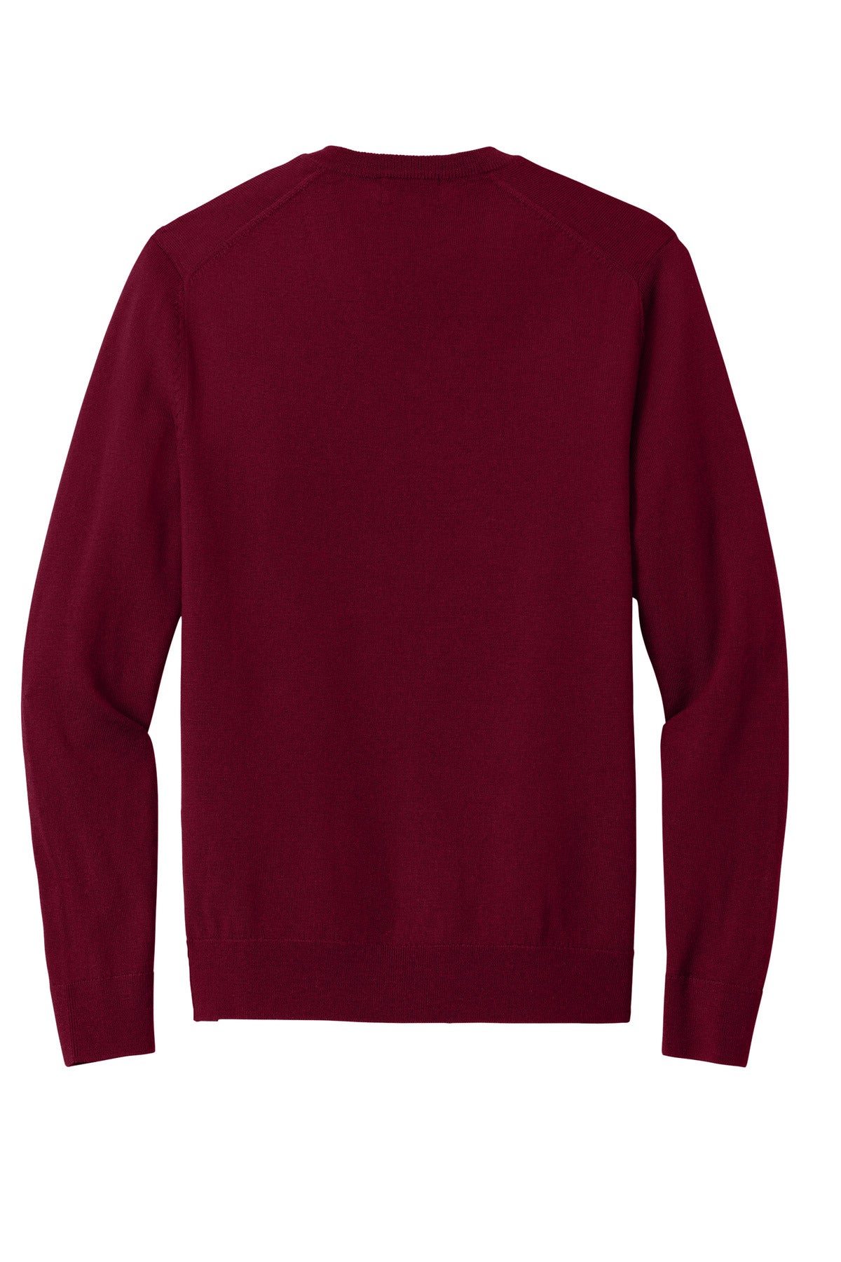 Rear View of VtgPort Brooks Brothers Washable Merino V-Neck Sweater BB18410