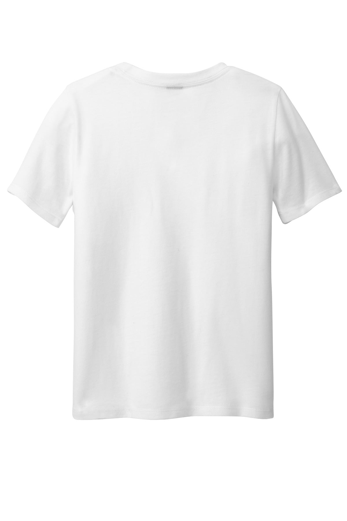 Rear View of White District Youth Perfect Blend CVC Tee DT108Y