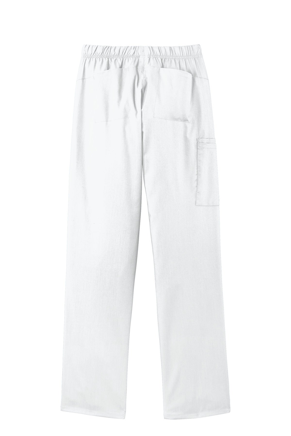 Rear View of White Wink Women's Premiere Flex Cargo Pant WW4158