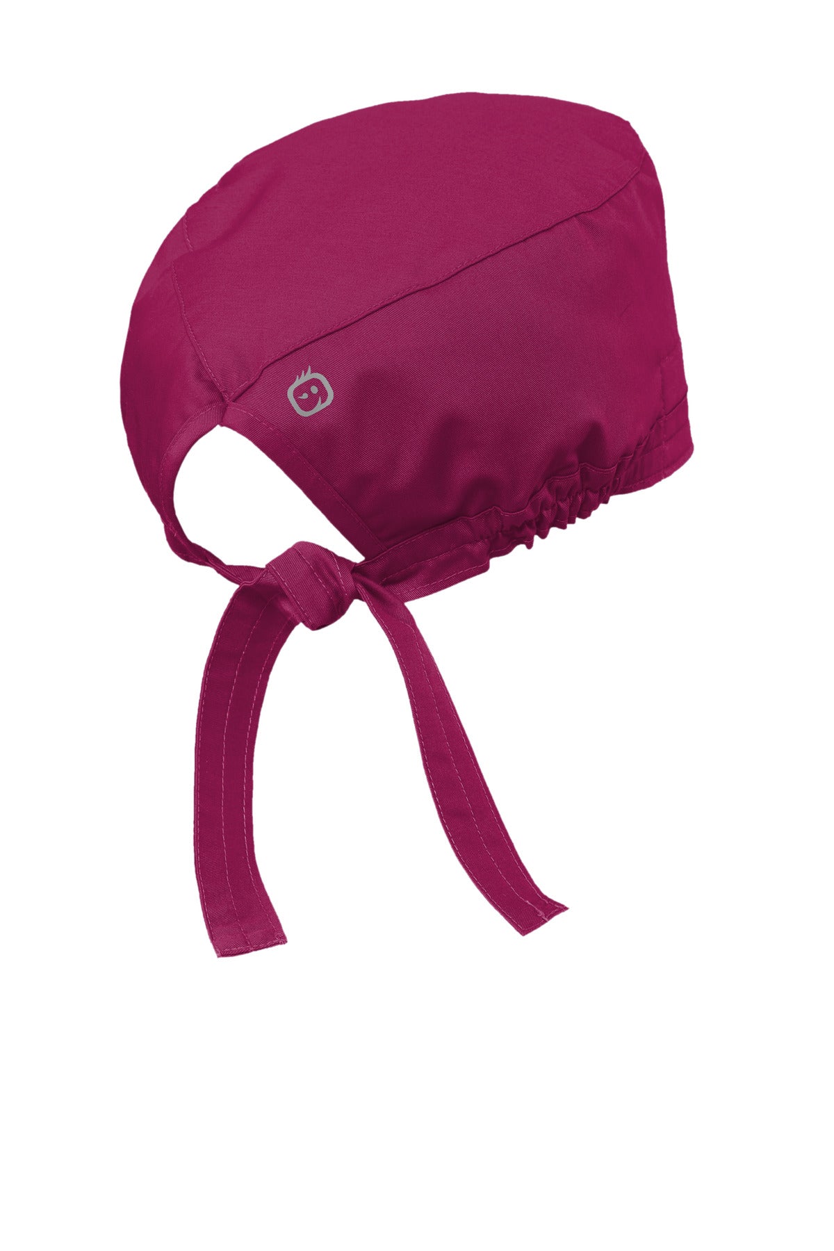 Rear View of Wine Wink WorkFlex Scrub Cap WW3040
