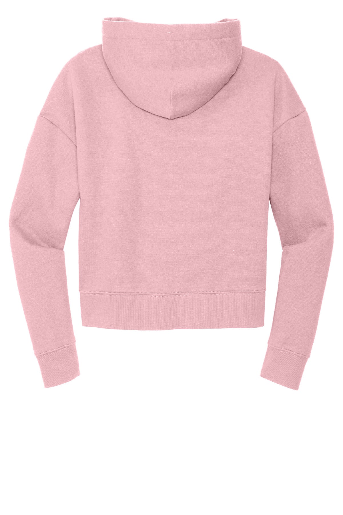 Rear View of Wisteria District Women's V.I.T. Fleece Hoodie DT6101