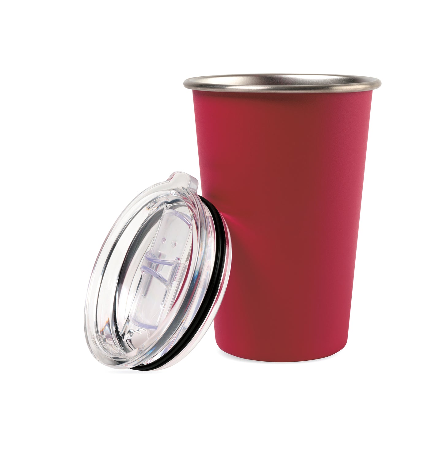 Red Arlo Classics Stainless Steel Travel Tumbler - 14 Oz. plain