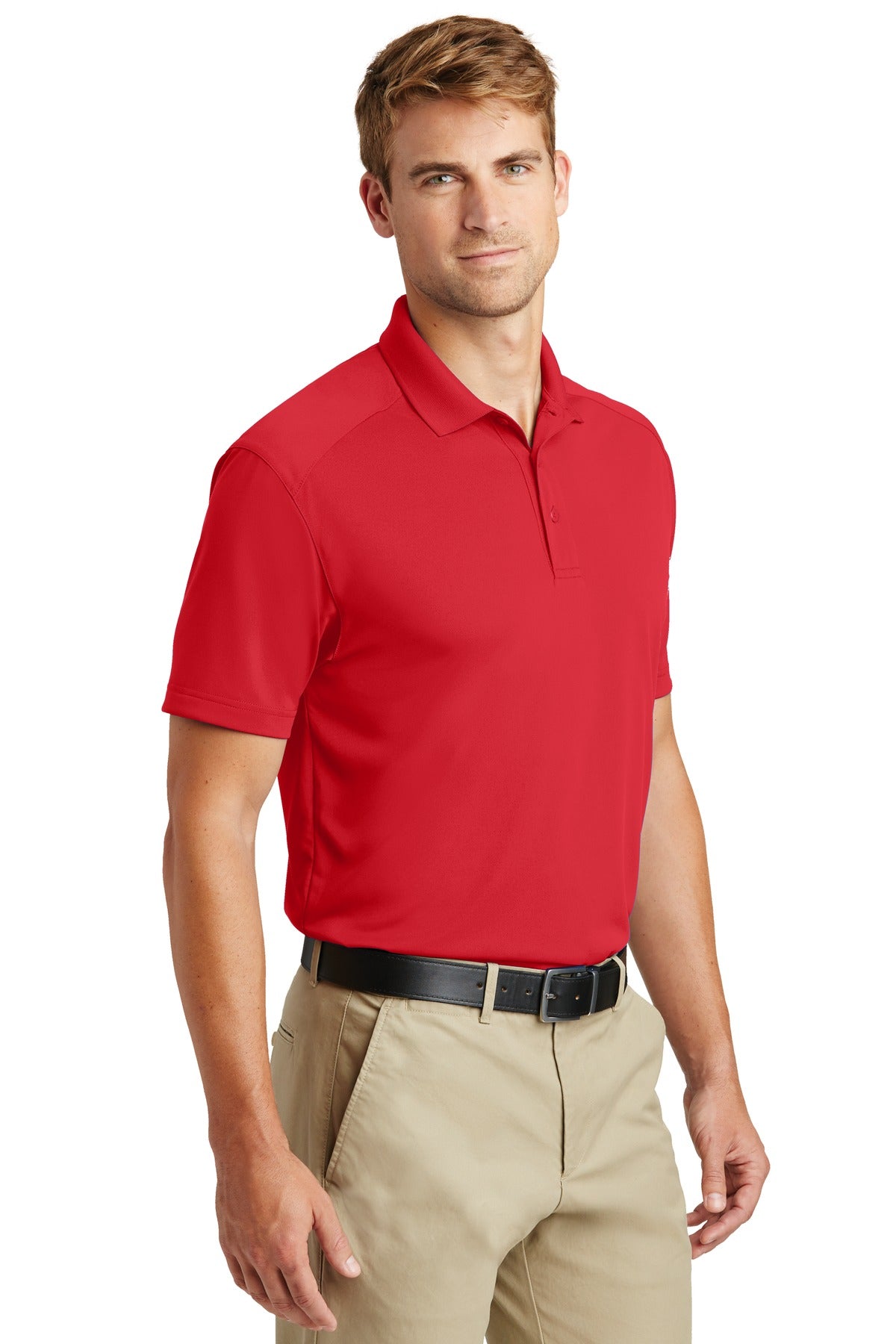 Red CornerStone Select Lightweight Snag-Proof Polo. CS418