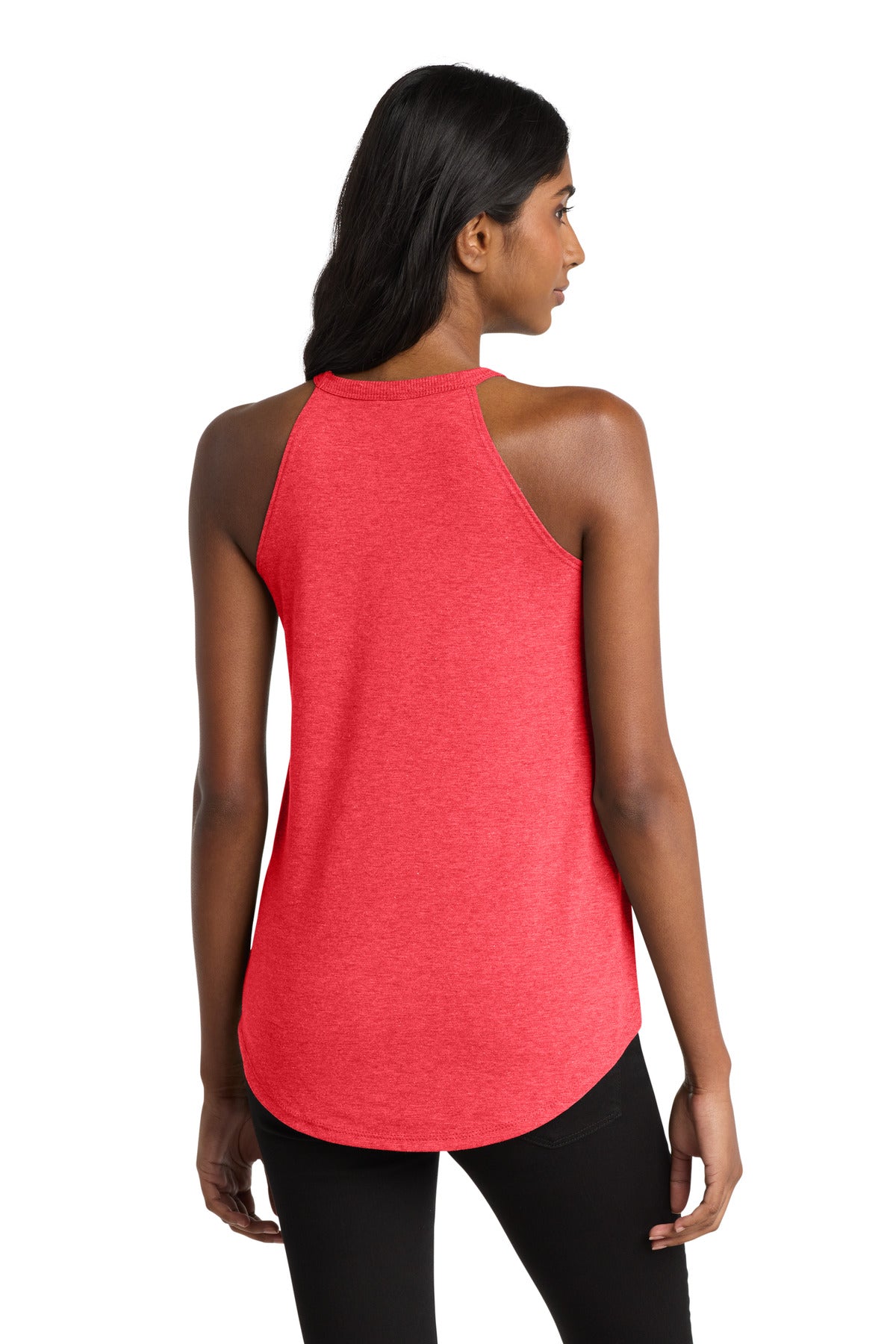 Red Frost District Women's Perfect Tri Rocker Tank. DT137L