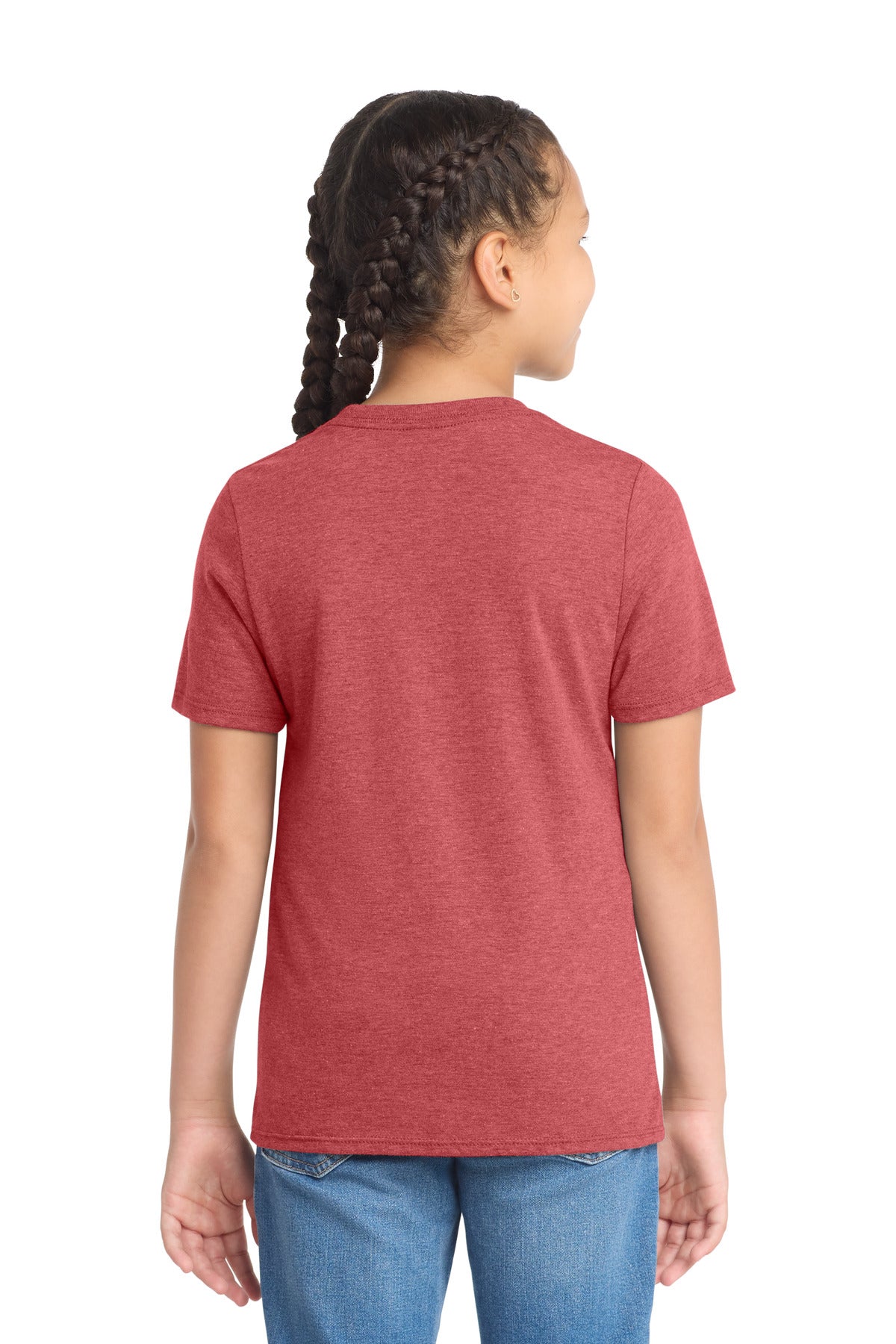 Red Frost District Youth Perfect Tri Tee. DT130Y
