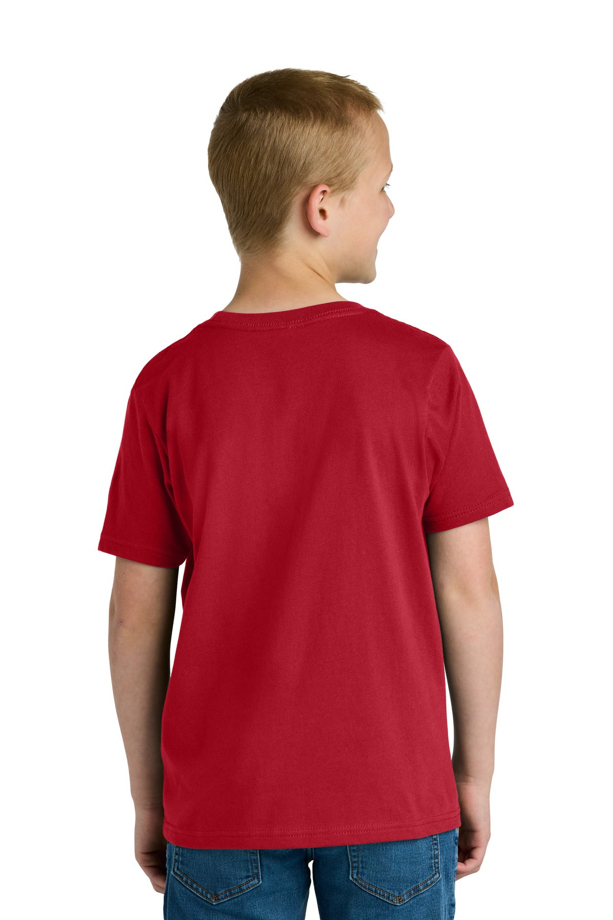 Red Next Level Apparel Youth Cotton Tee NL3310