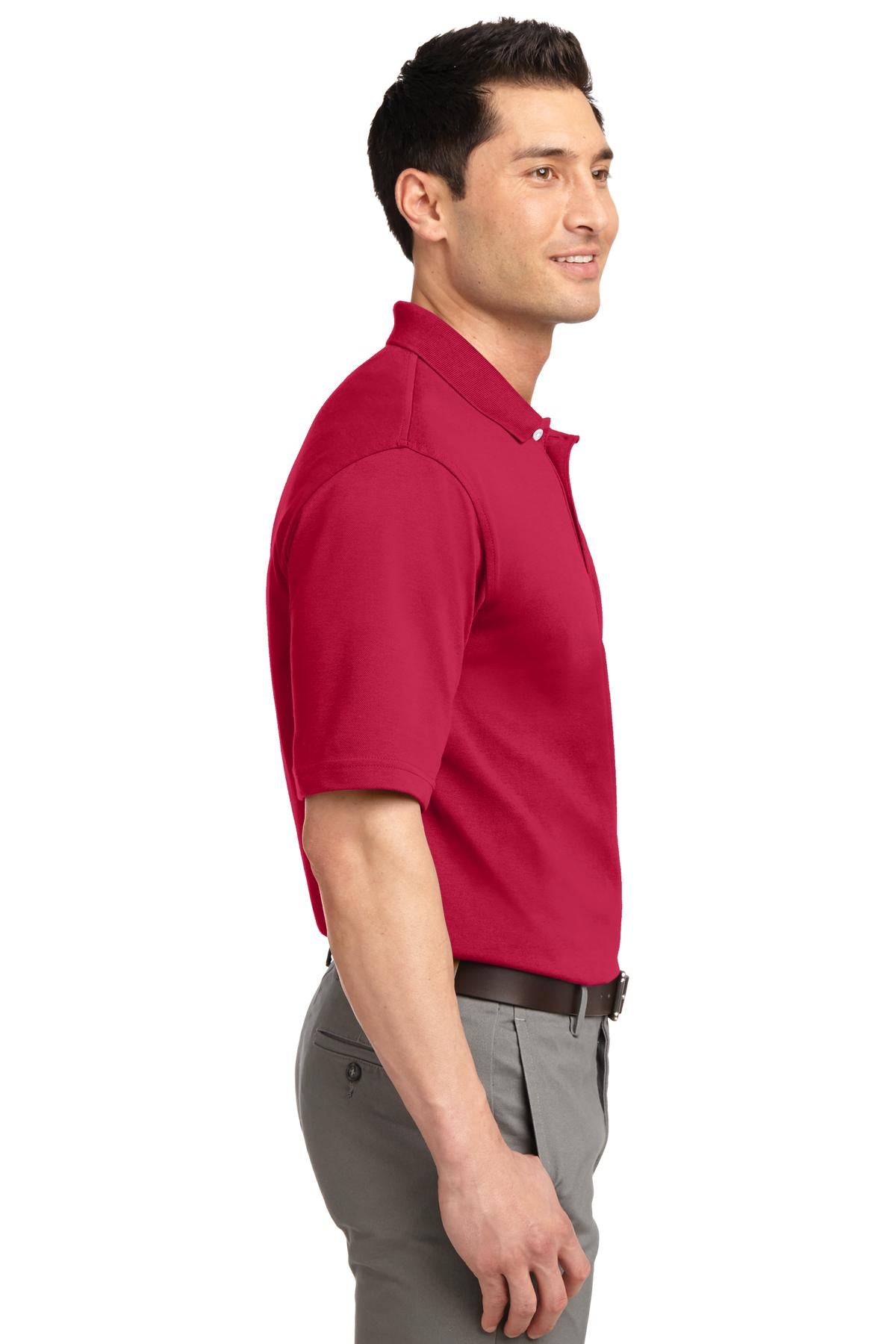 Red Port Authority Rapid Dry Polo. K455