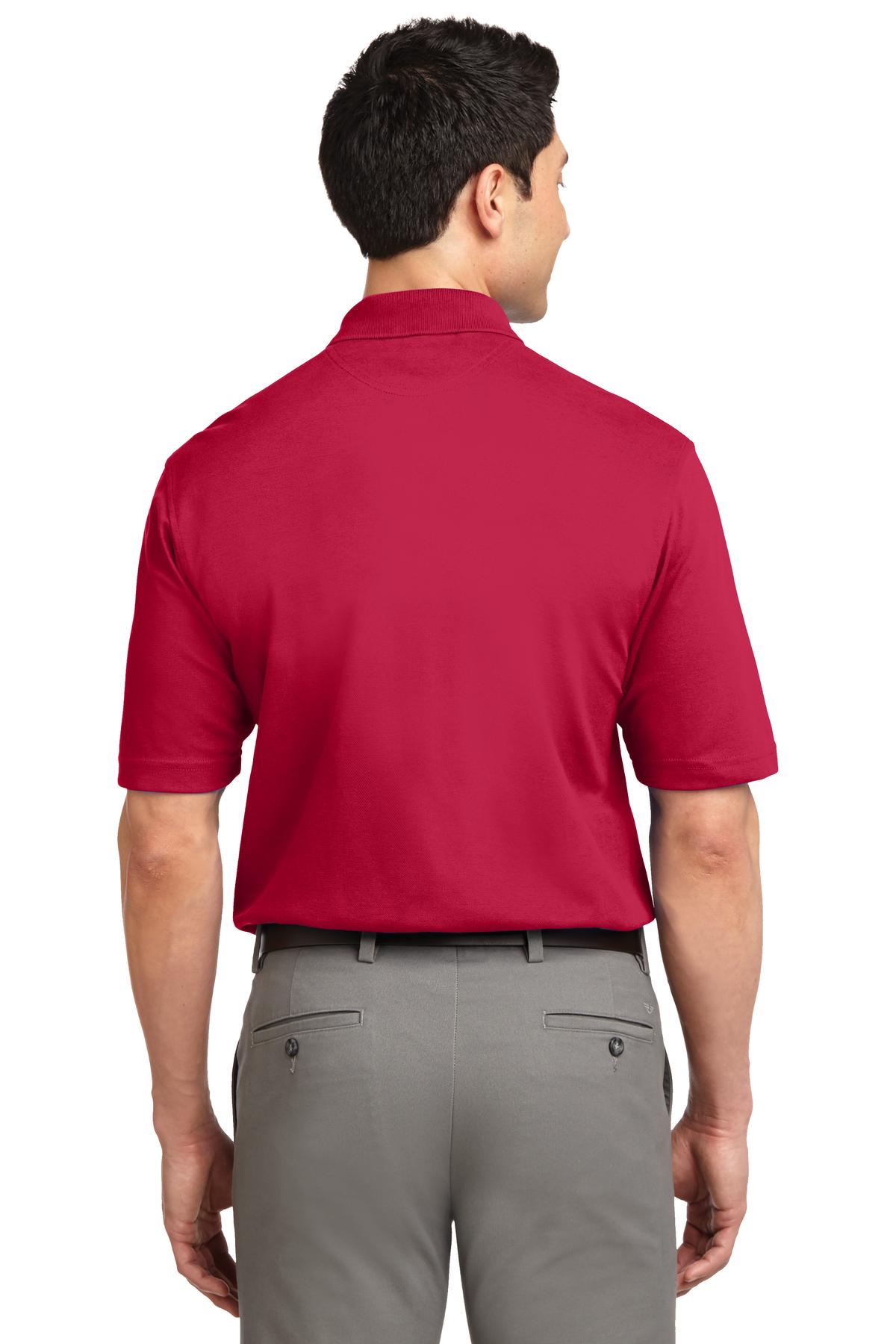 Red Port Authority Rapid Dry Polo. K455