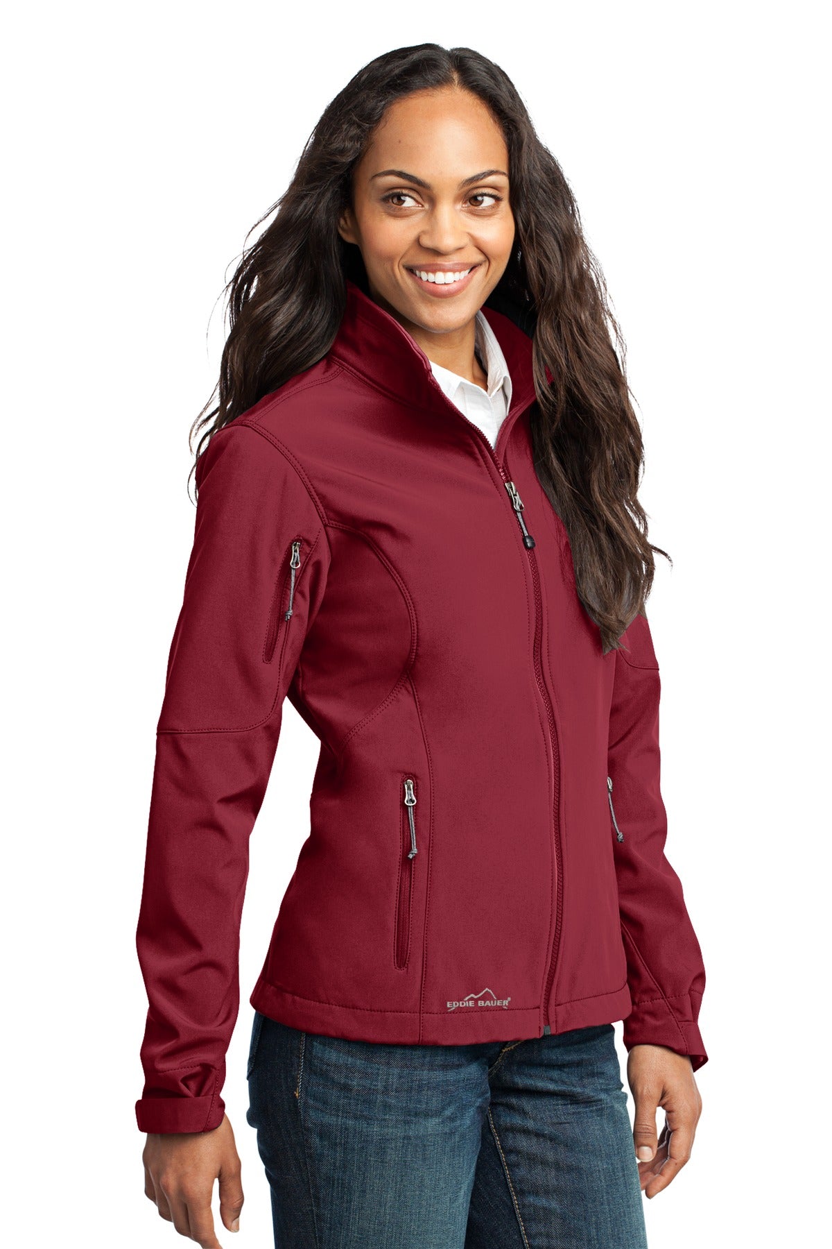 Red Rhubarb Eddie Bauer Women's Soft Shell Jacket. EB531