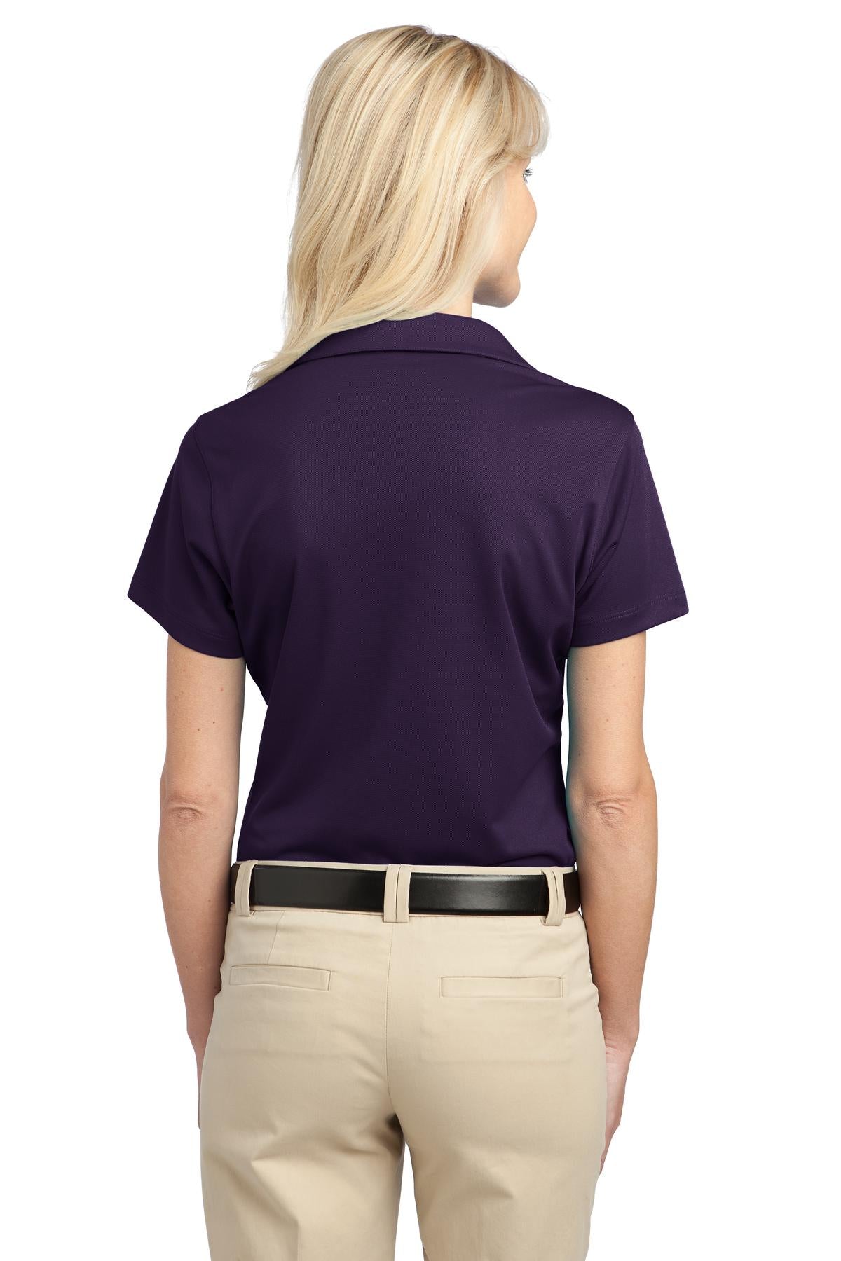 Regal Purple Port Authority Women's Tech Pique Polo. L527