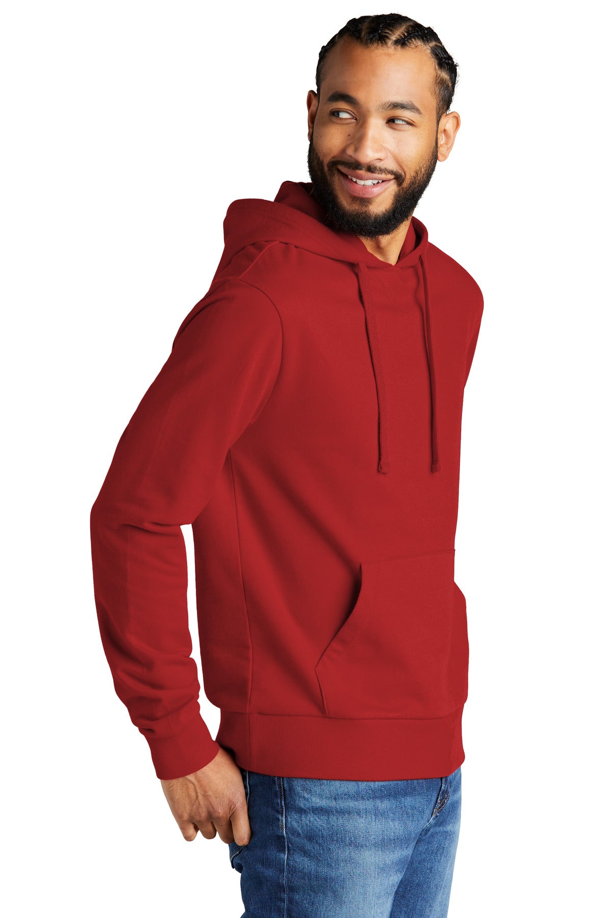 RevlutnRed Allmade Unisex Organic French Terry Pullover Hoodie AL4000