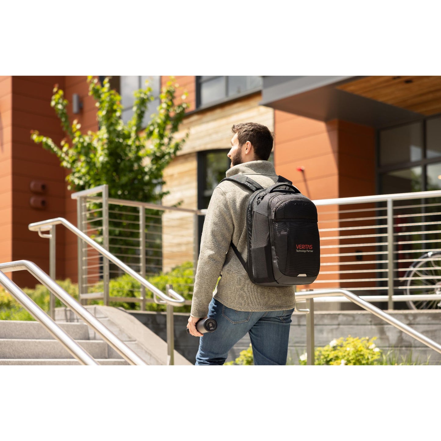 Black Vertex® Brooklyn Laptop Backpack