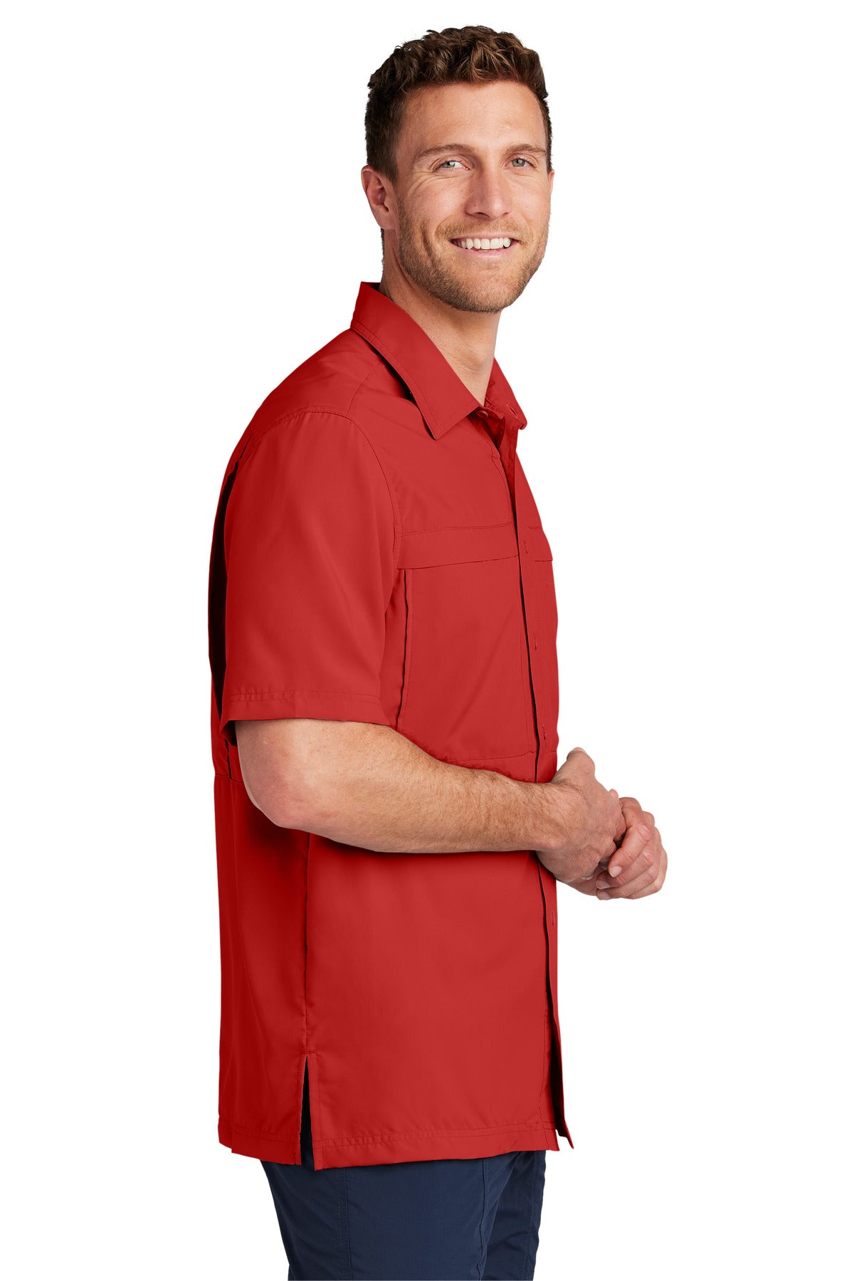 RichRed Port Authority Short Sleeve UV Daybreak Shirt W961