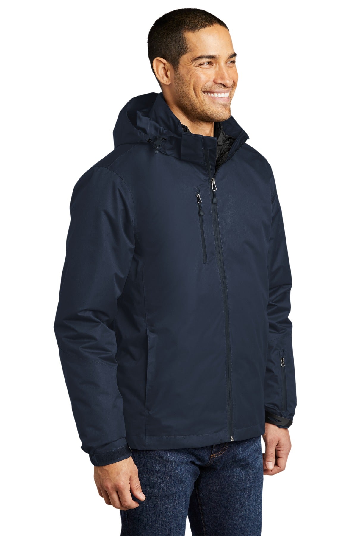 Riv Bl Ny/RBNy Port Authority Vortex Waterproof 3-in-1 Jacket. J332