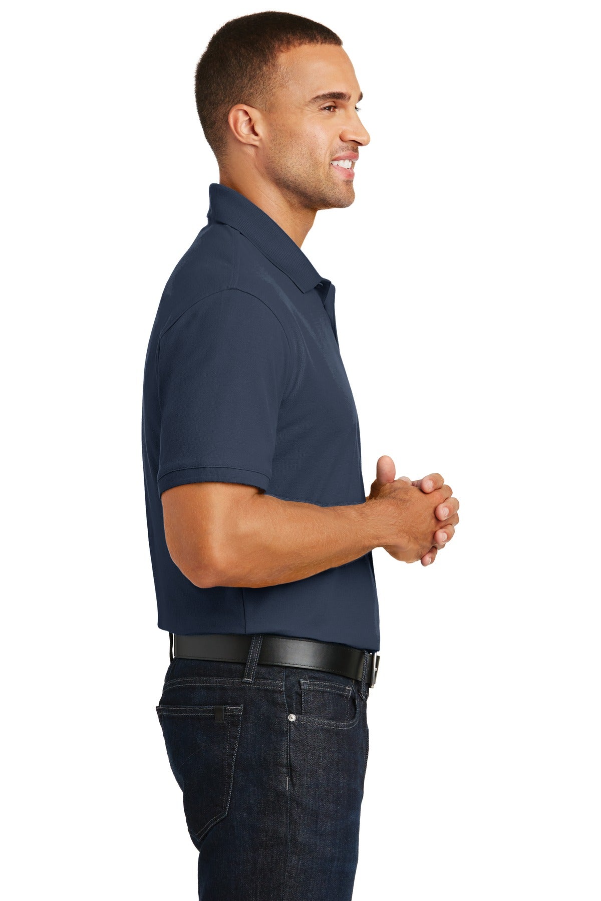 River Blue Nvy Port Authority Tall Core Classic Pique Polo. TLK100