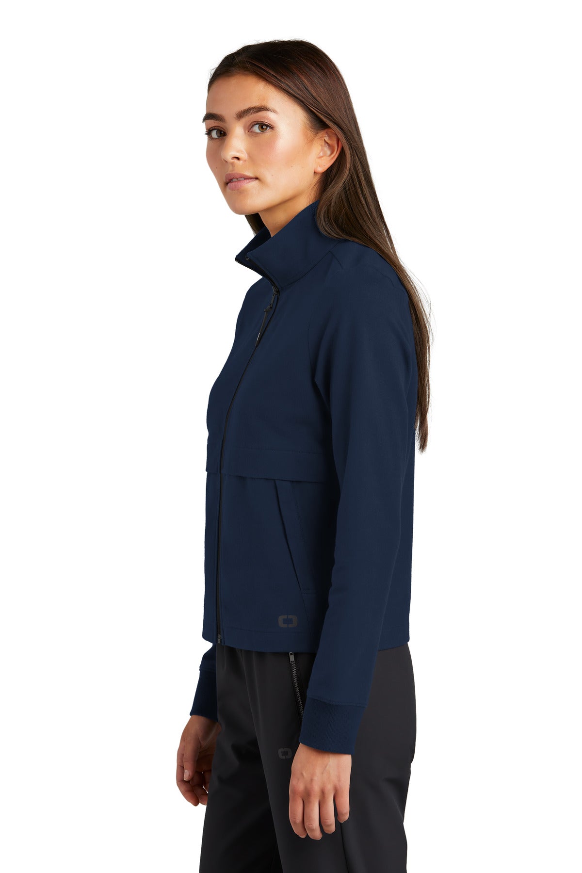 RiverBlNv OGIO Women's Outstretch Full-Zip LOG830