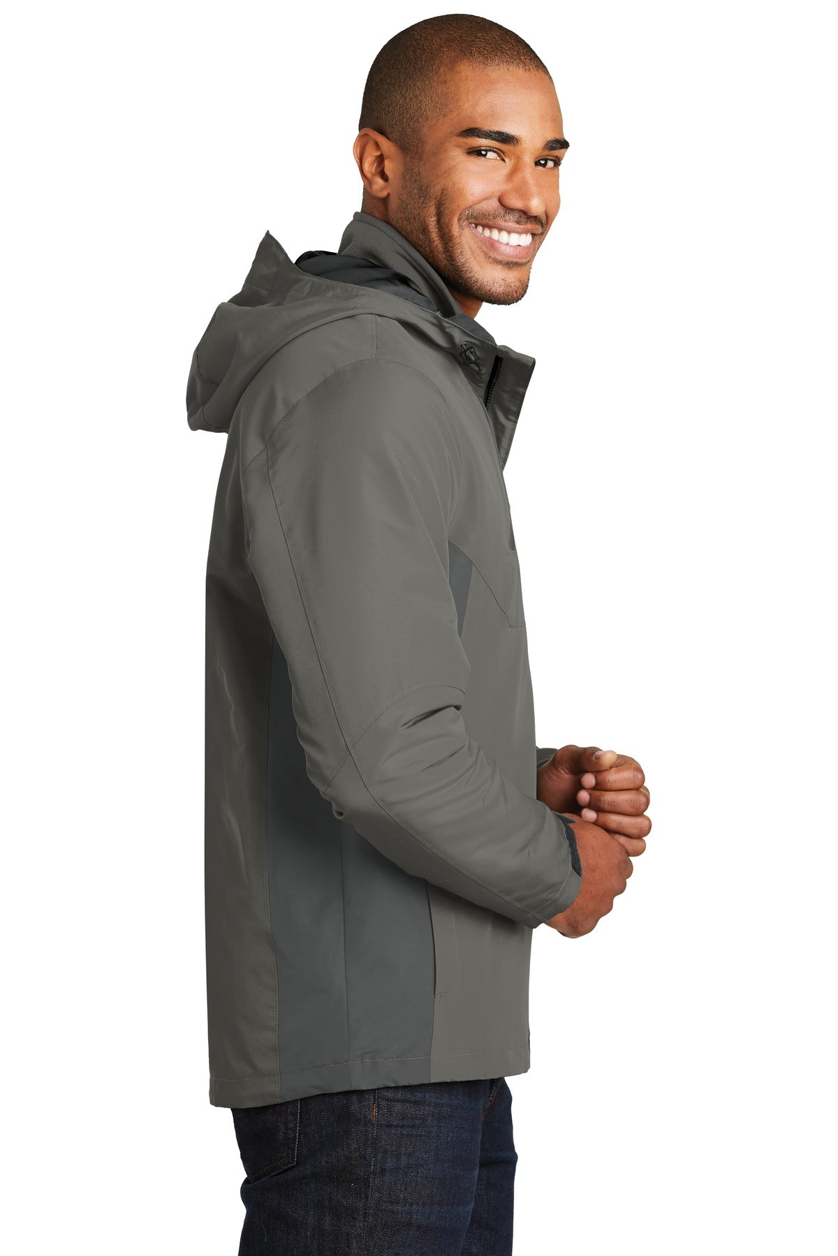 Rogue Gy/Gy St Port Authority Merge 3-in-1 Jacket. J338